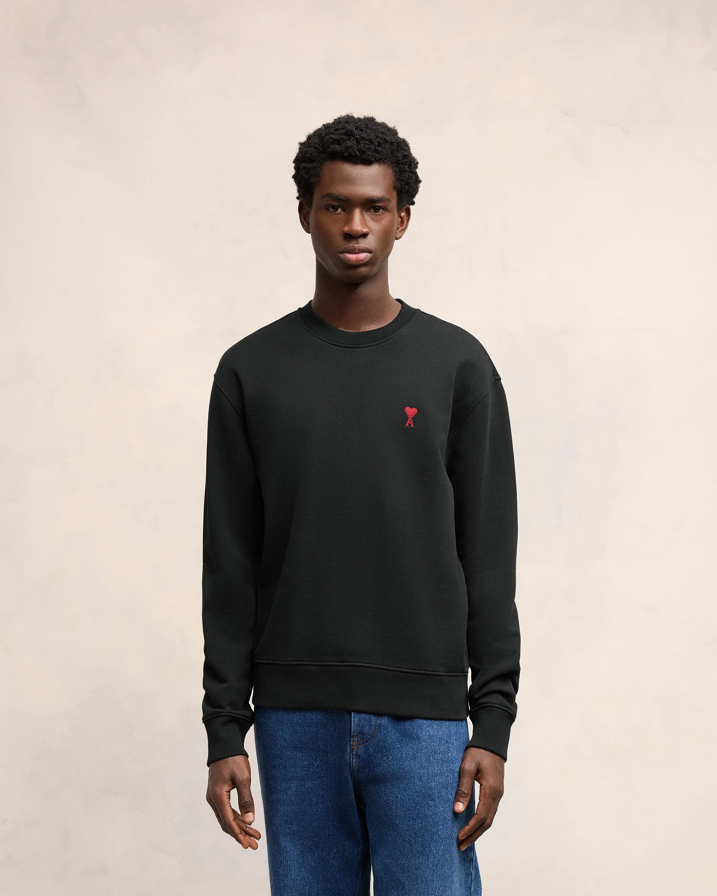 Black Red Ami De Coeur Sweatshirt - leoleo123123