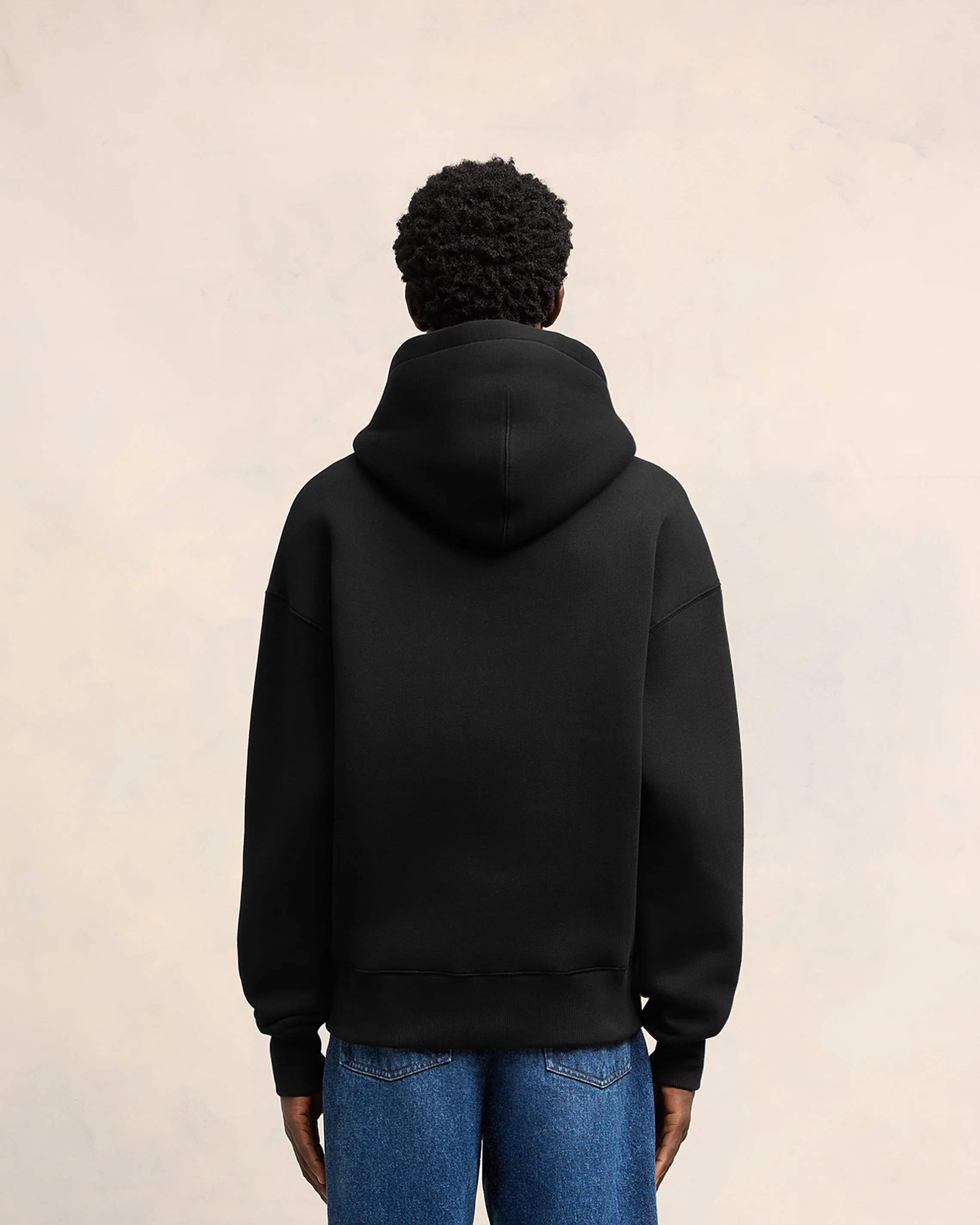Black Zipped Ami De Coeur Hoodie - leoleo123123