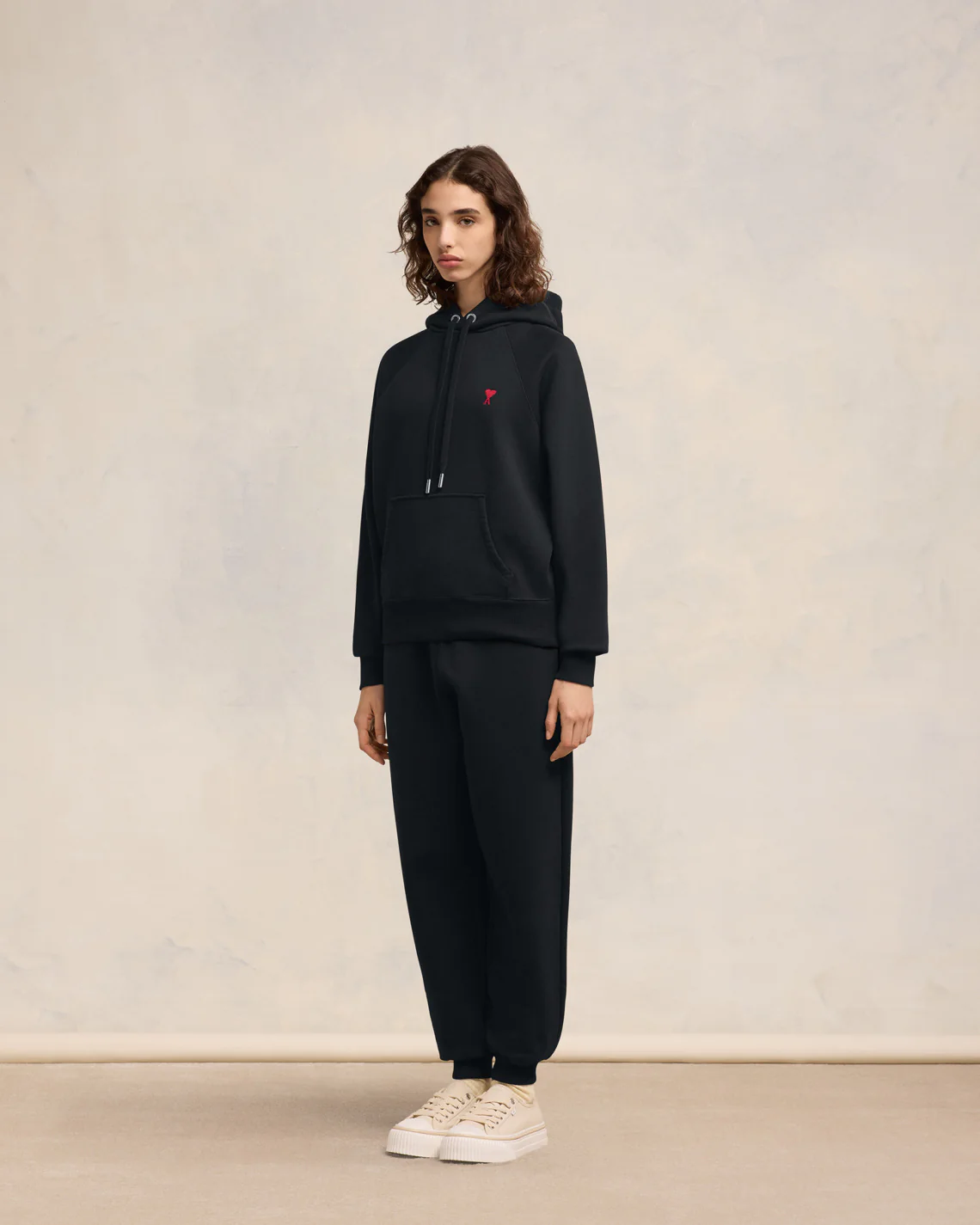 Black Fleece Hoodie | Ami De Coeur | Ami Paris US - leoleo123123
