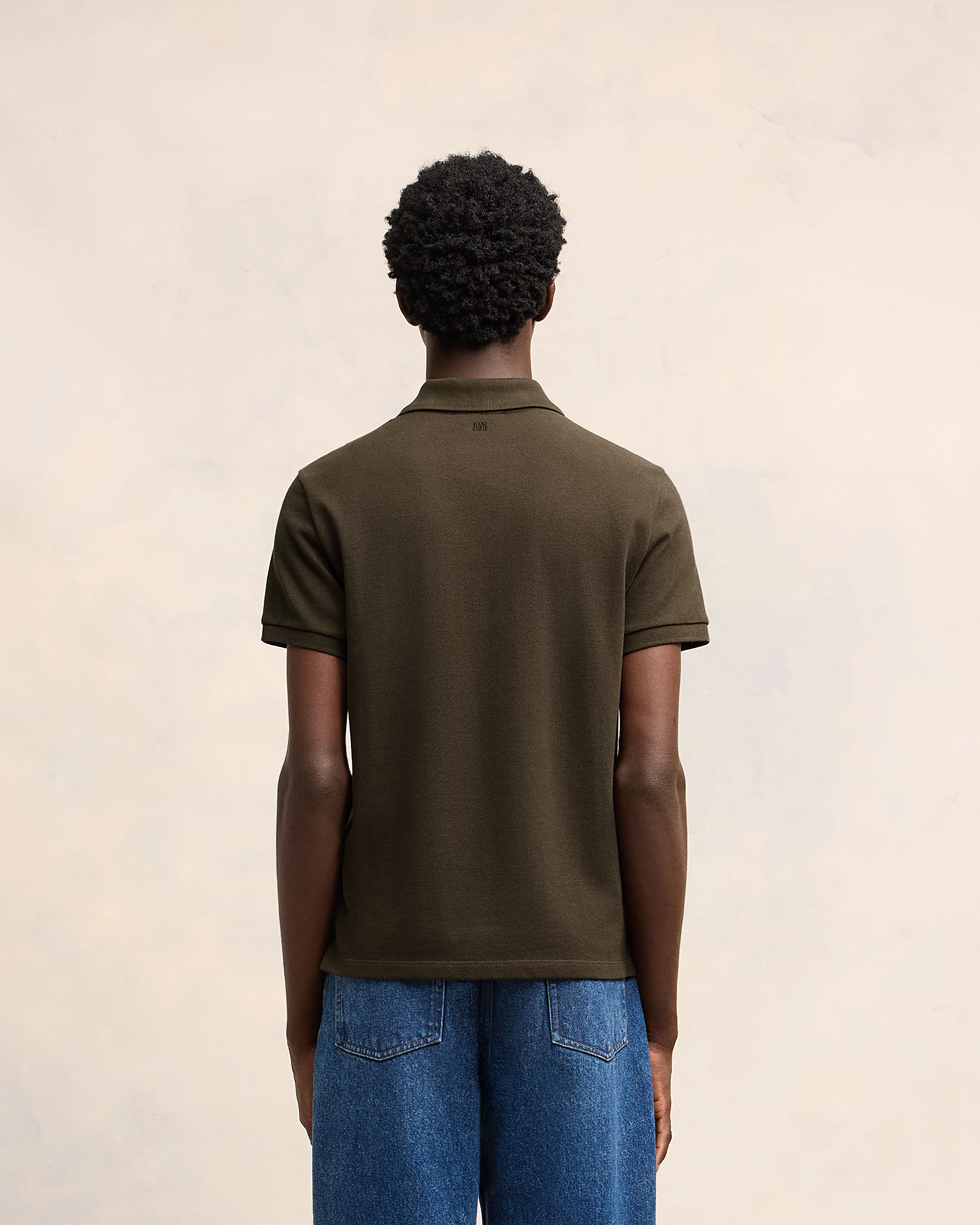 Dark Coffee Ami De Coeur Polo Shirt - leoleo123123