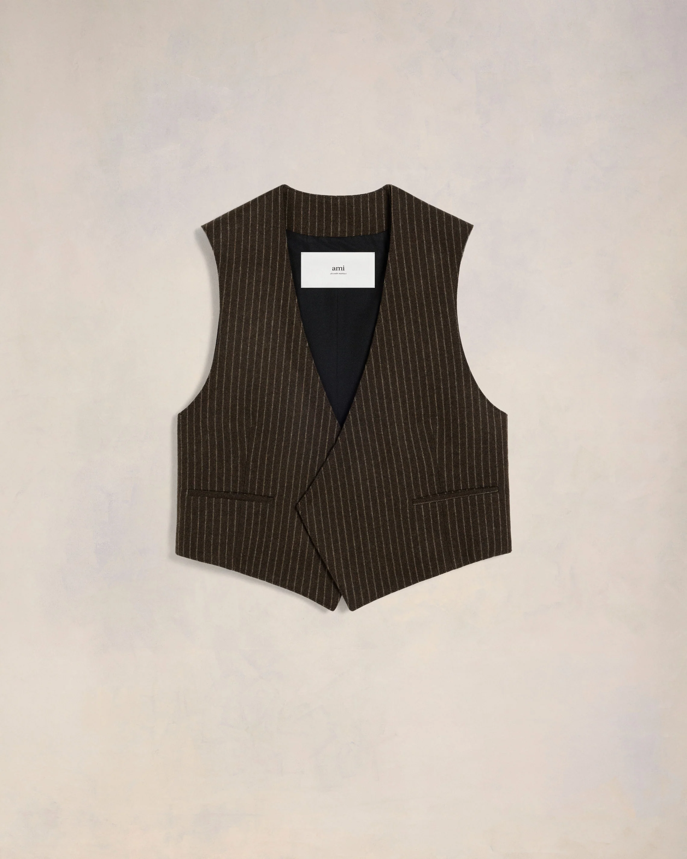 Dark Coffe/Sable Sleeveless Military Jacket - leoleo123123