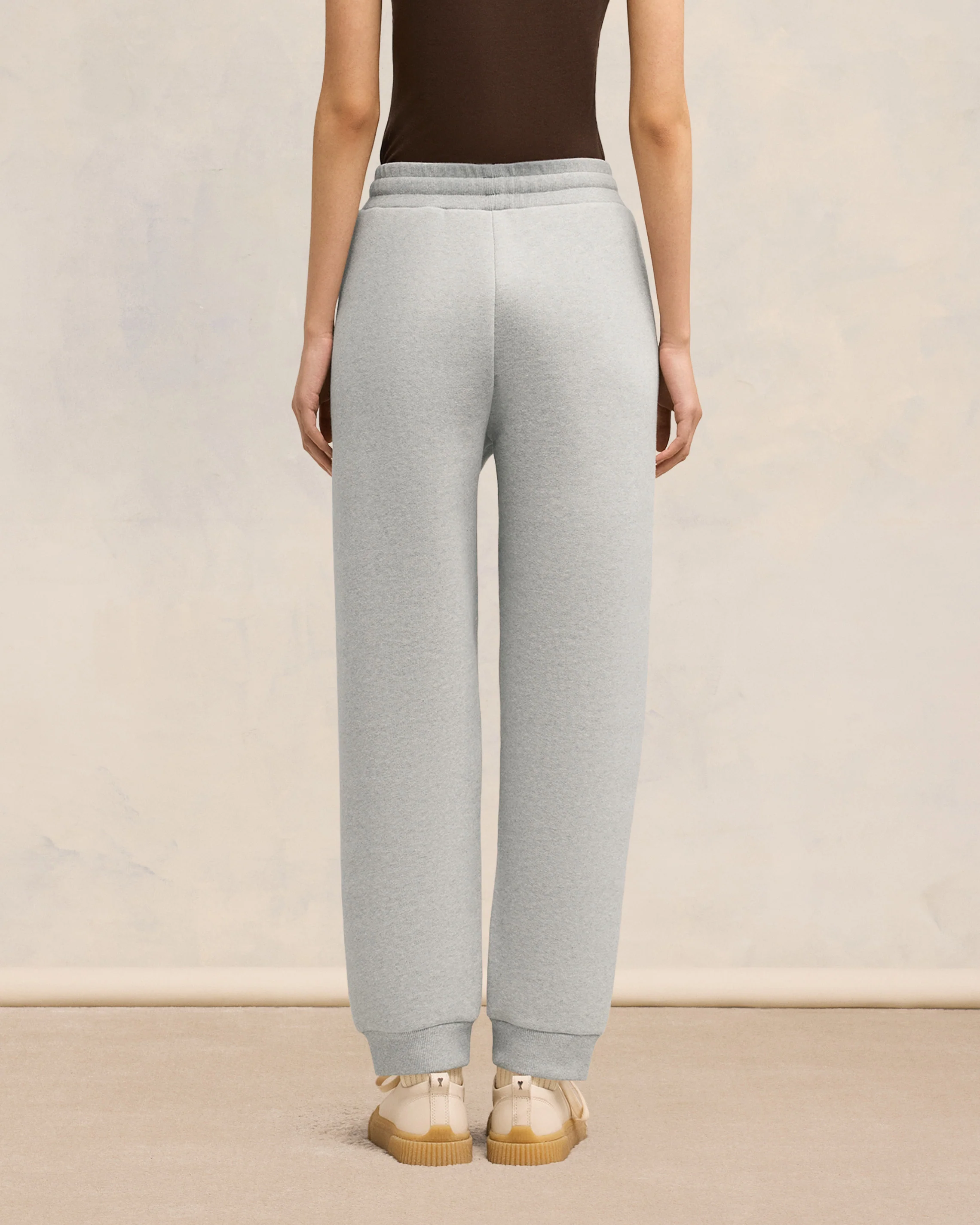Heather Ash Grey Ami De Coeur Track Pants - leoleo123123