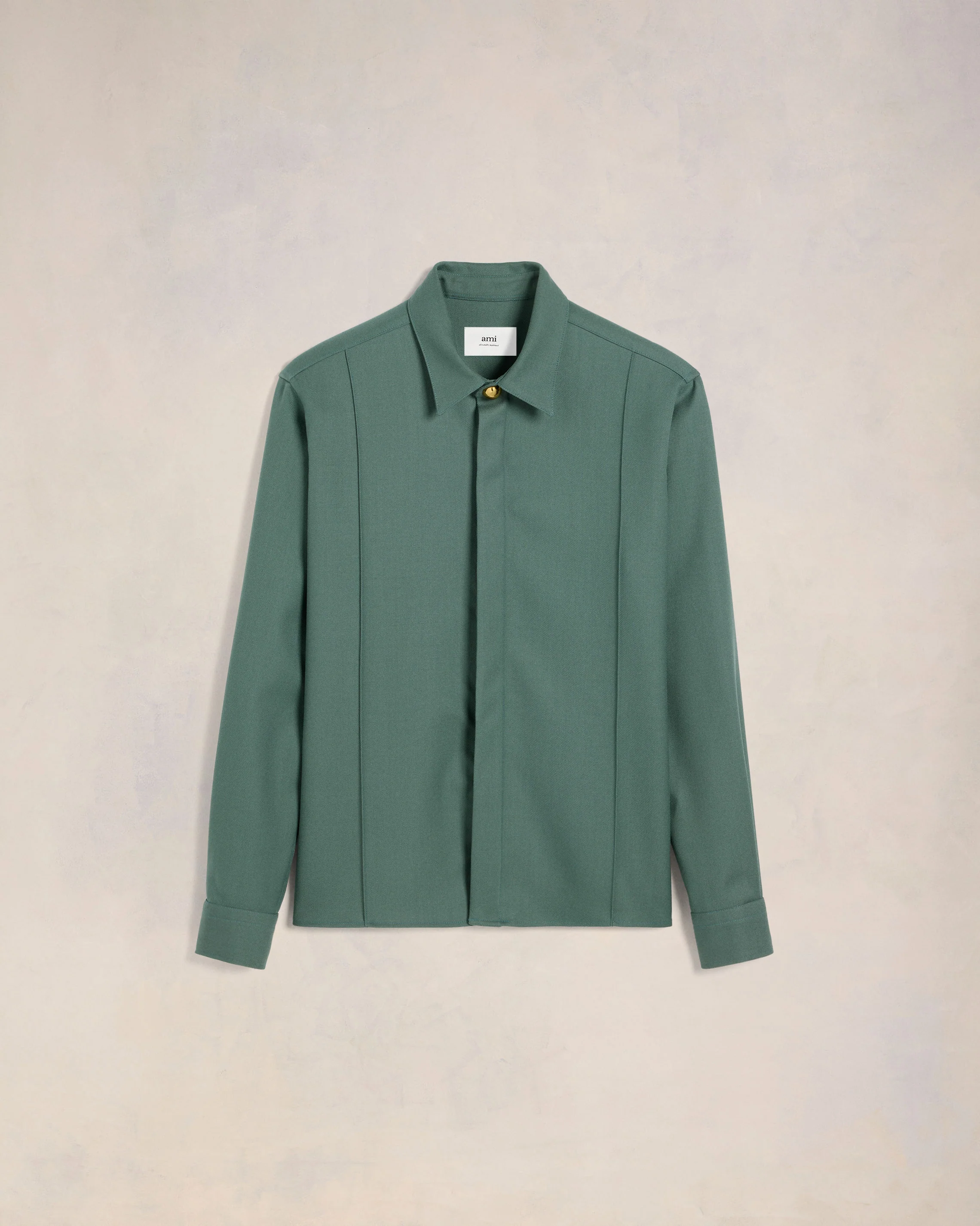 Antique Clay Pintuck Shirt - leoleo123123