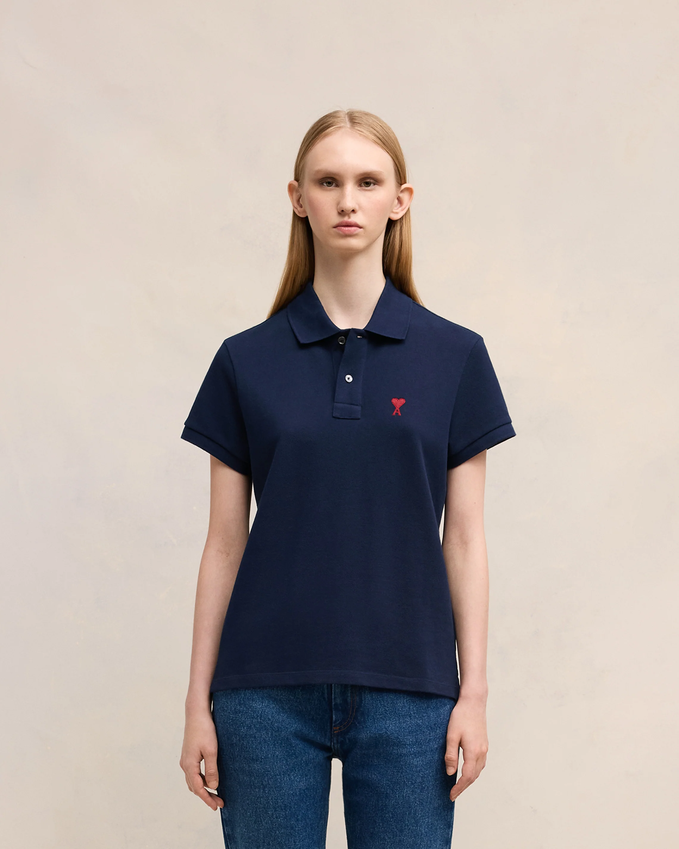 Night Blue Ami De Coeur Polo Shirt - leoleo123123