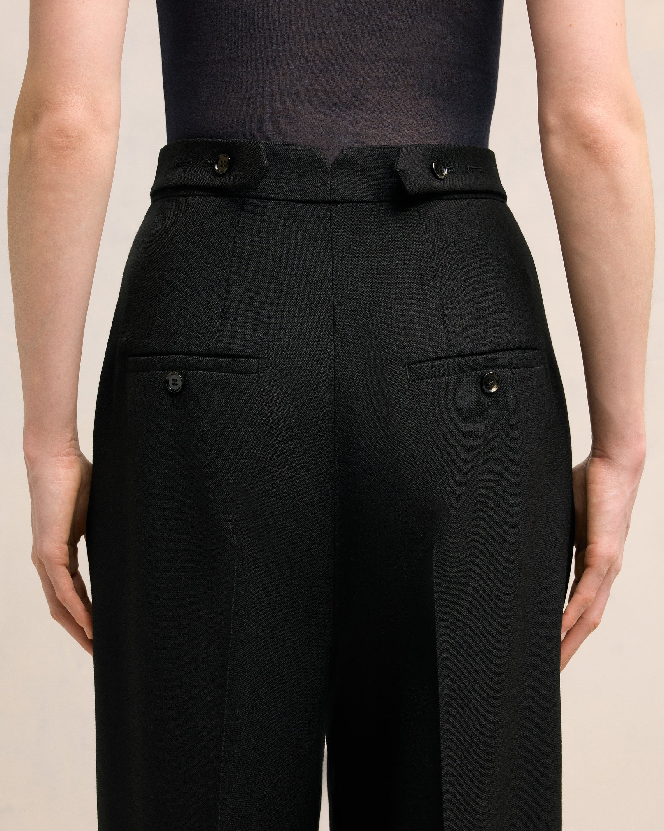 Wide-Leg Wool Pants | Ami Paris US - leoleo123123