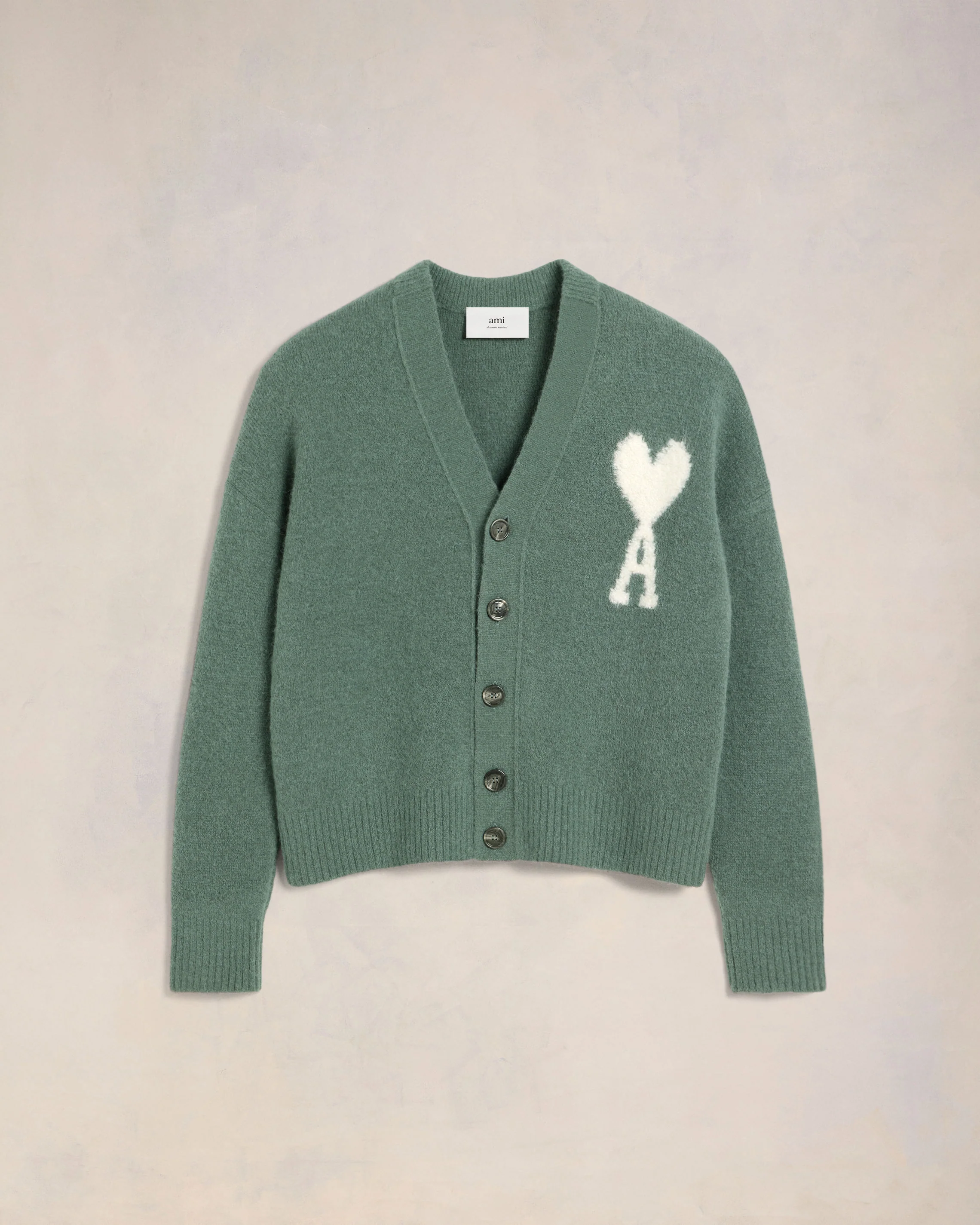 Antique Clay Off-White Ami De Coeur Cardigan - leoleo123123