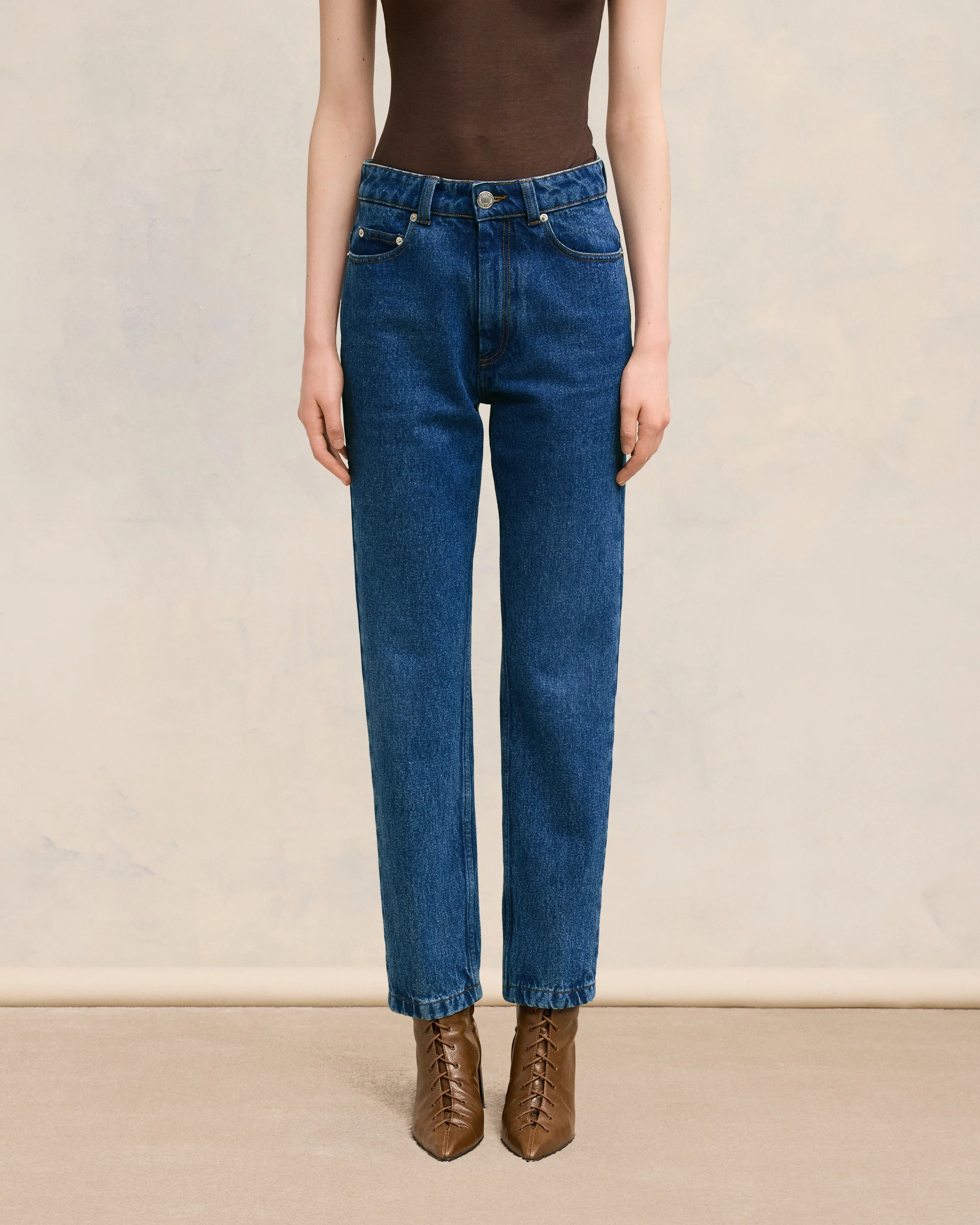 Used Blue Classic Fit Jeans - leoleo123123