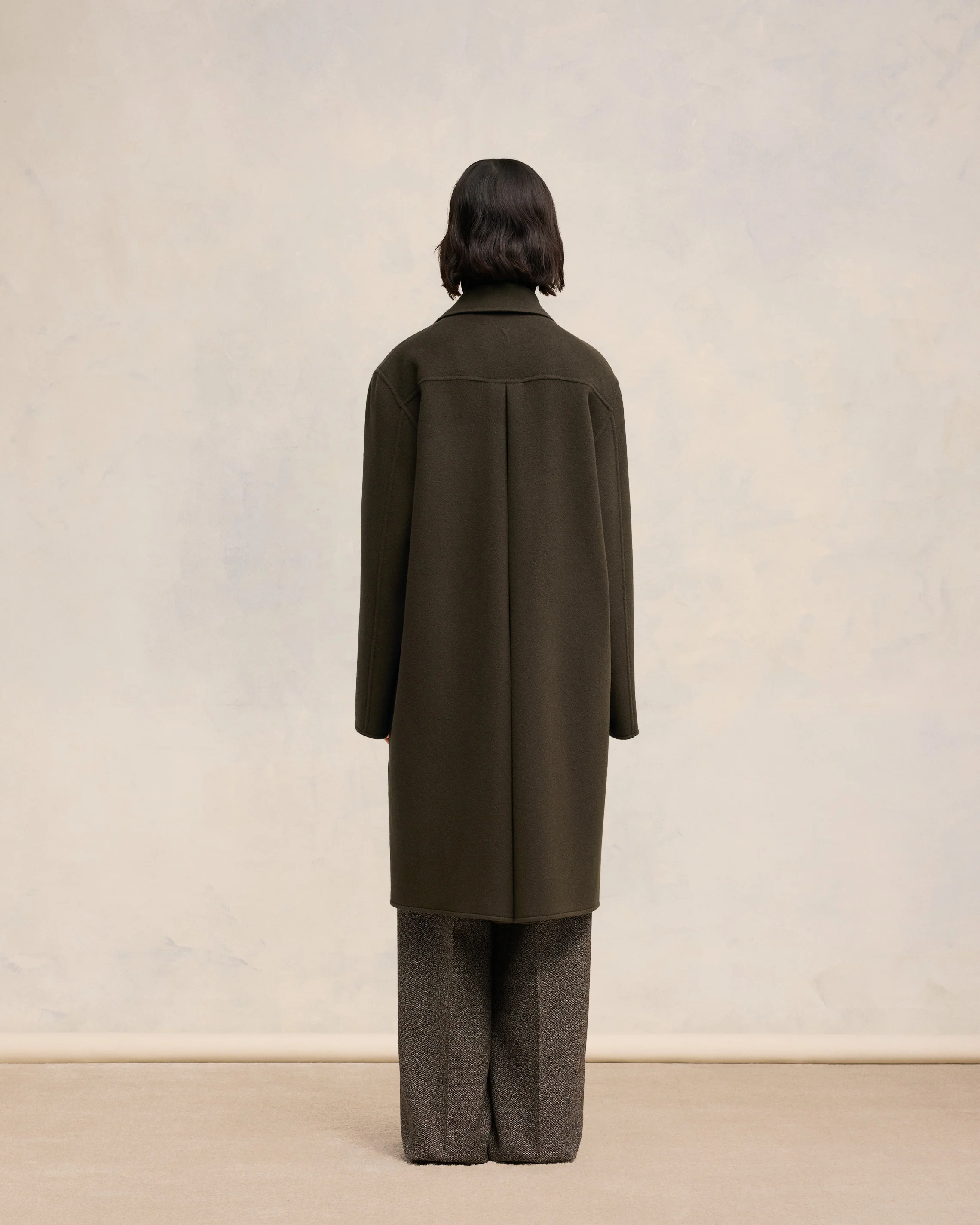 Dark Coffee Belted Car Coat - leoleo123123