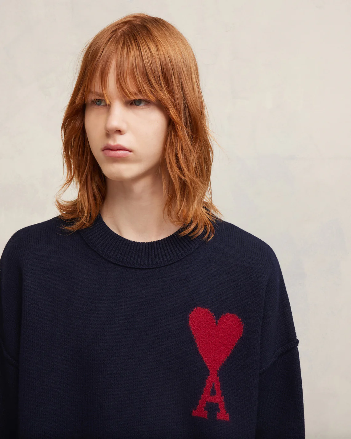 Pull Ami De Coeur Rouge Bleu Nuit/Rouge - leoleo123123