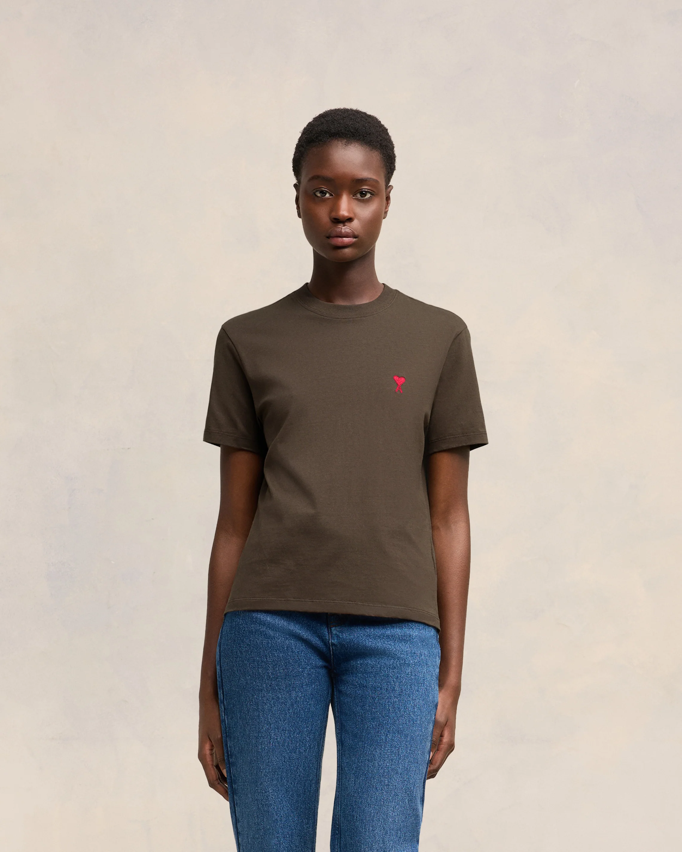 Dark Coffee Red Ami De Coeur T-Shirt - leoleo123123