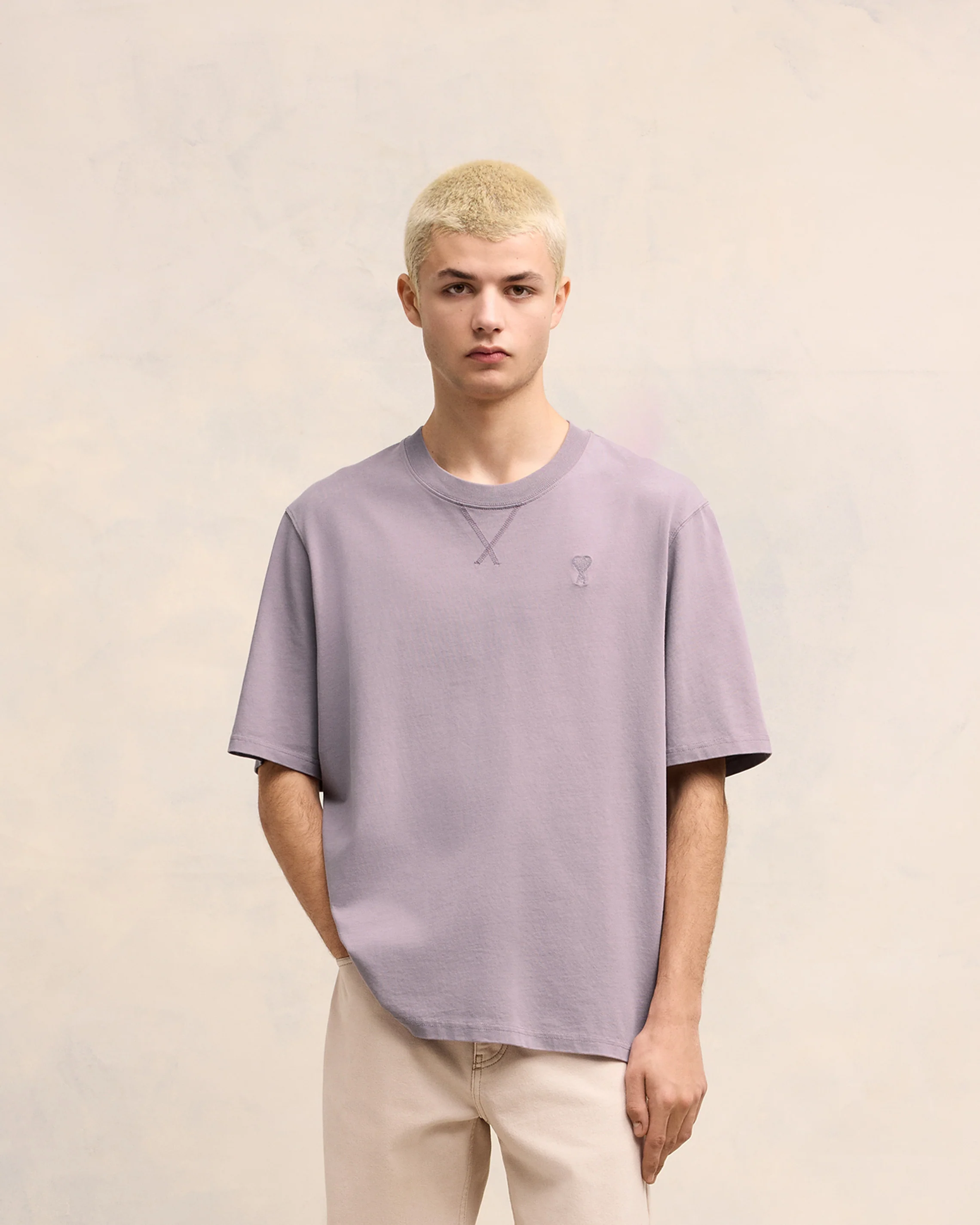 Lilac Ami De Coeur T-Shirt - leoleo123123