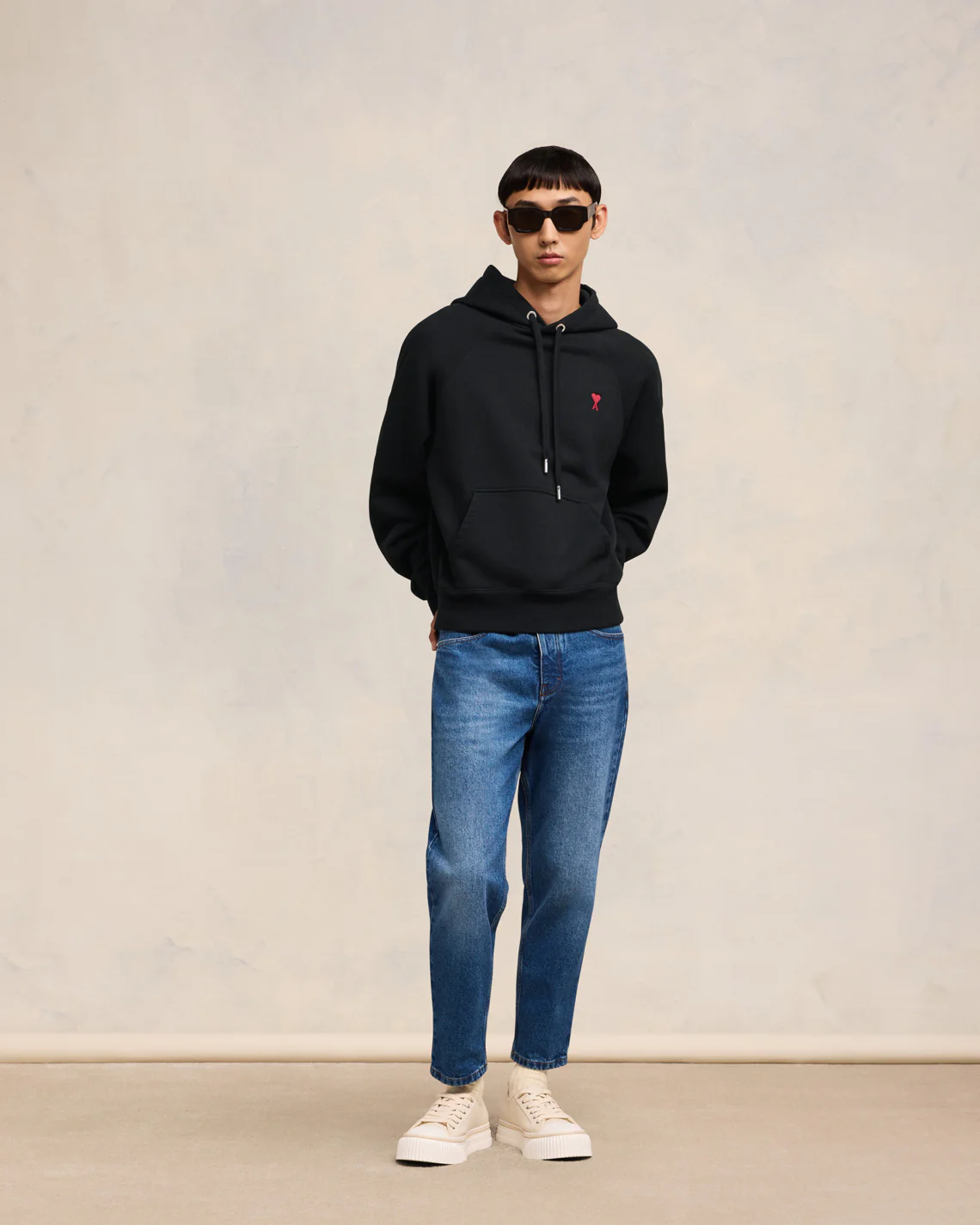 Black Fleece Hoodie | Ami De Coeur | Ami Paris US - leoleo123123