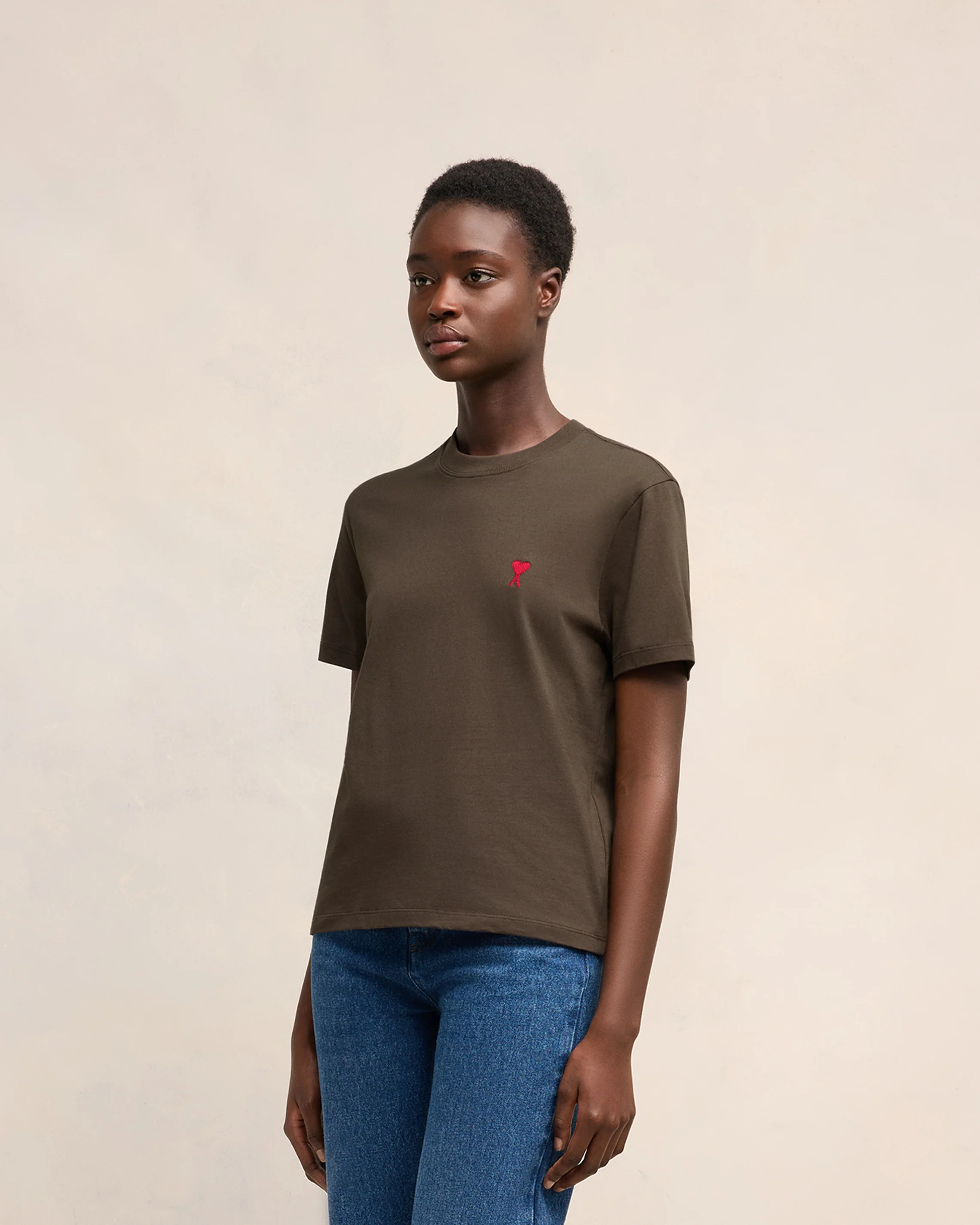 Dark Coffee Red Ami De Coeur T-Shirt - leoleo123123