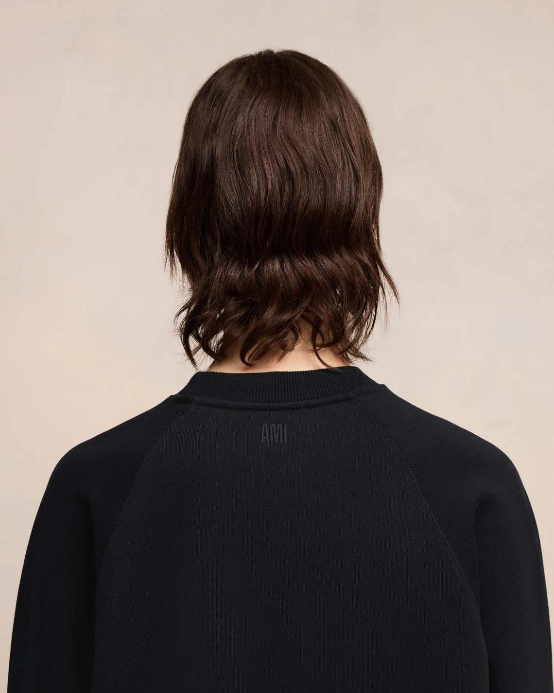 Sweatshirt Ami De Coeur Coupe Boxy Noir - leoleo123123
