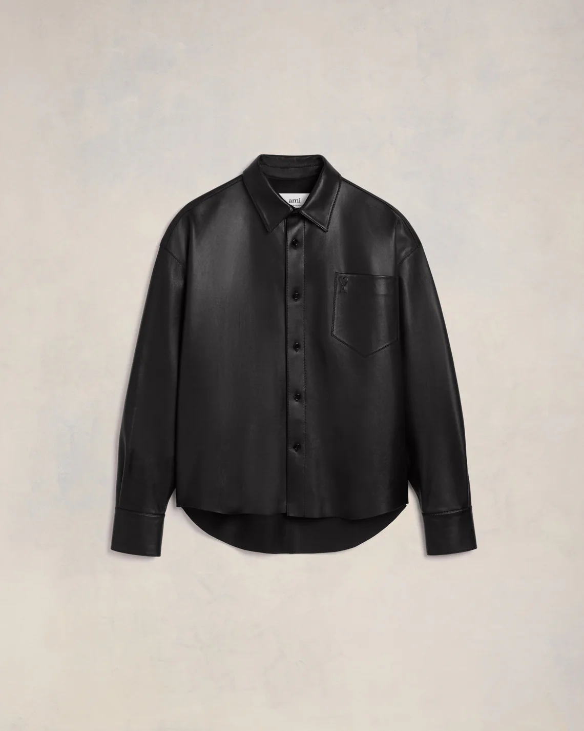 Black Boxy Fit Shirt - leoleo123123