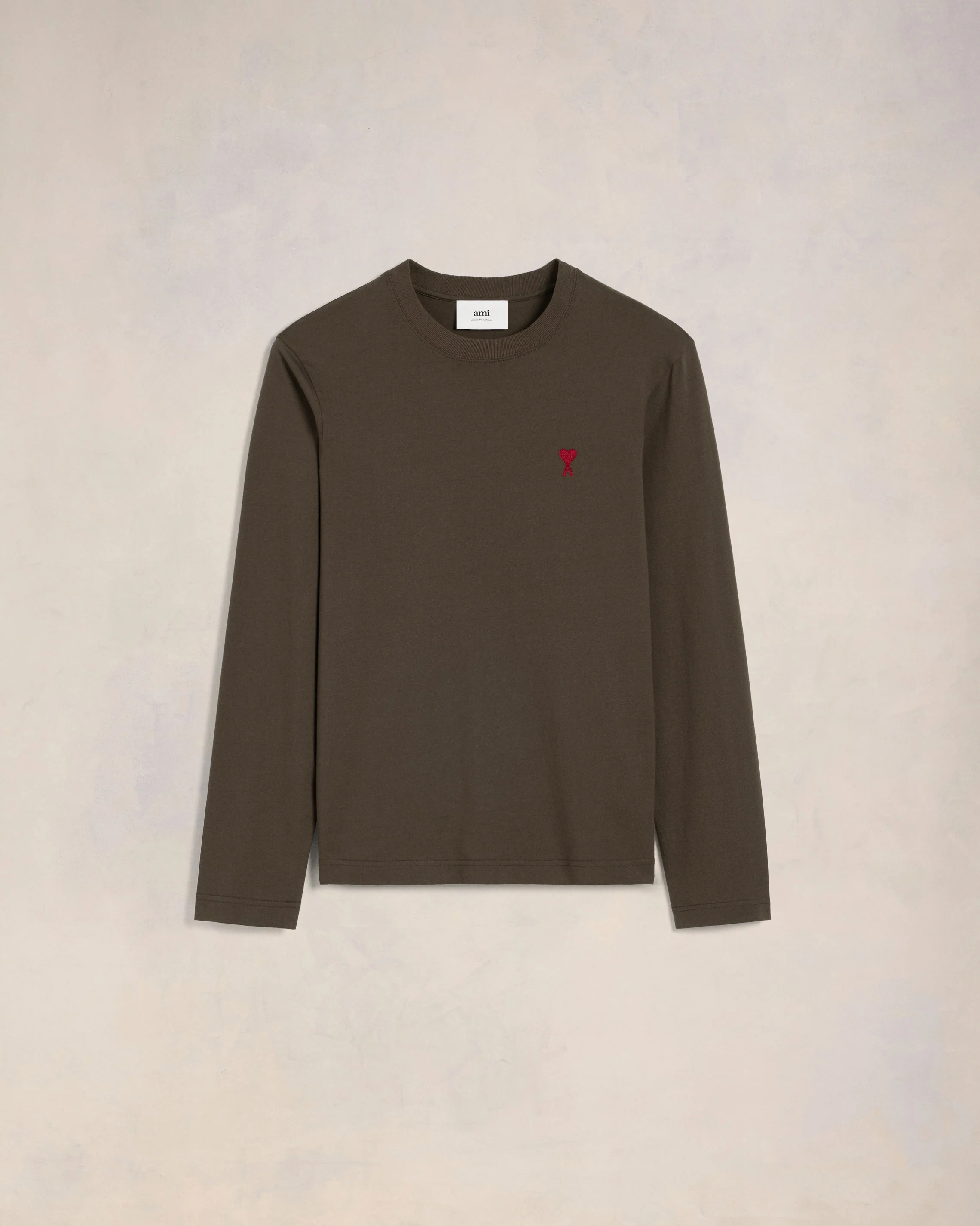 Dark Coffee Red Ami De Coeur Longlseeves T-Shirt - leoleo123123