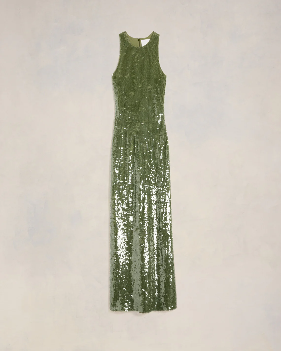 Olive Embroidered Long Dress - leoleo123123