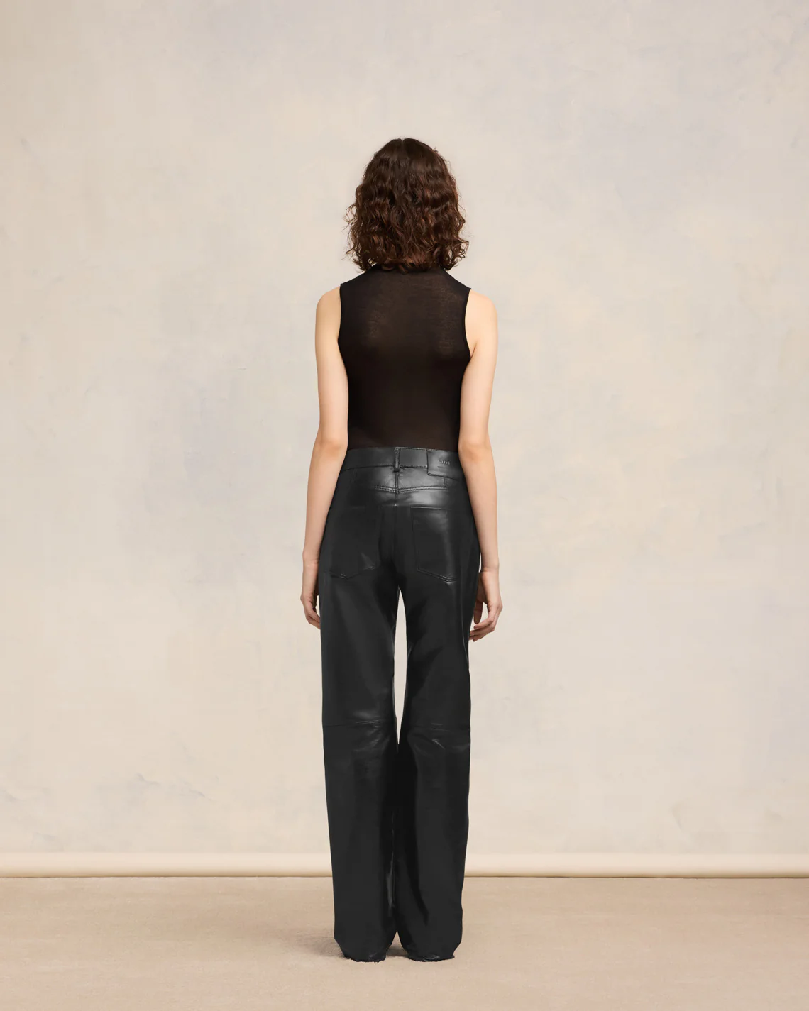 Black Straight Fit Trousers - leoleo123123
