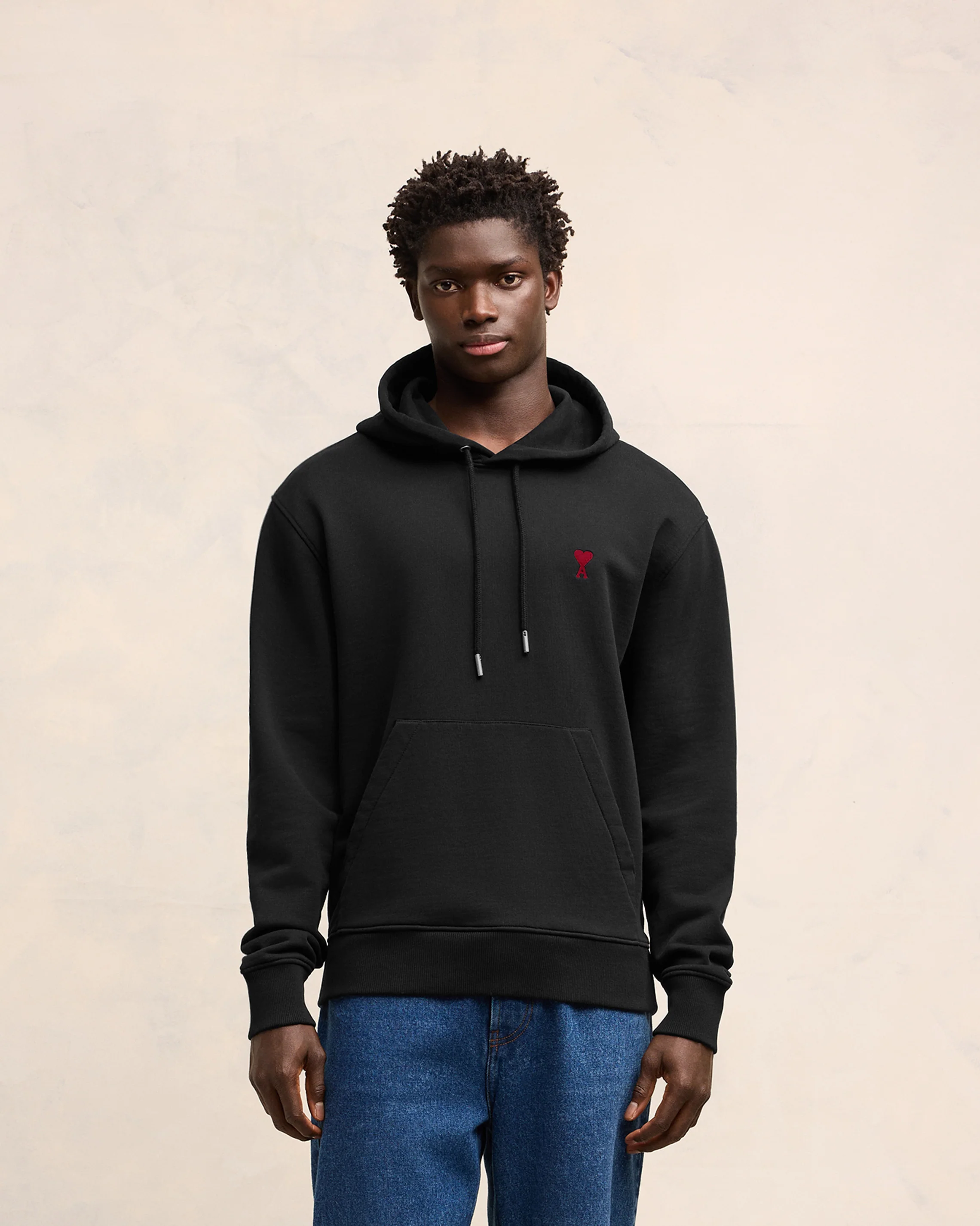 Black Red Ami De Coeur Hoodie - leoleo123123