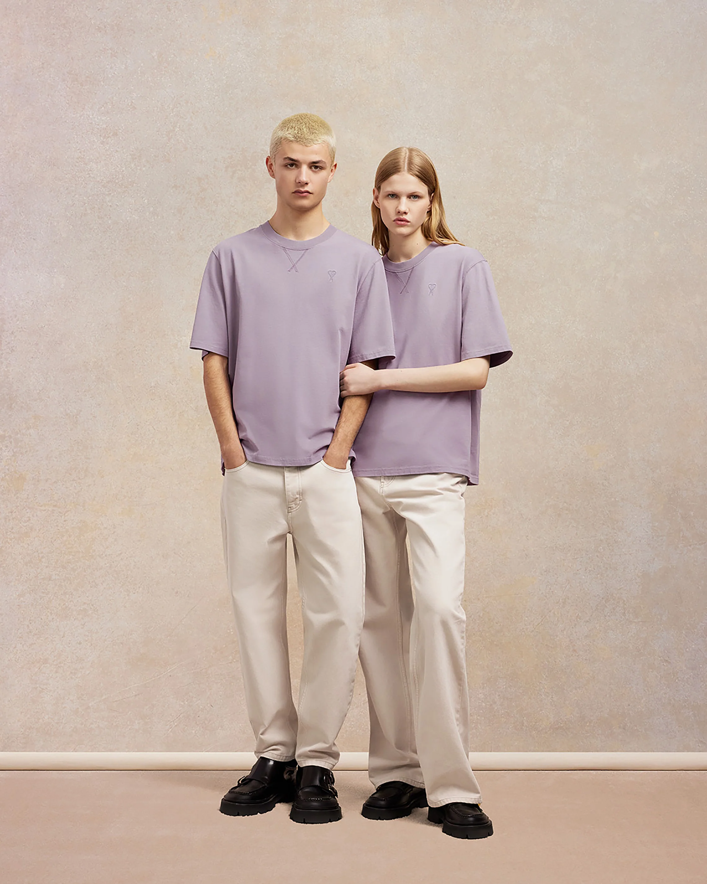 Lilac Ami De Coeur T-Shirt - leoleo123123