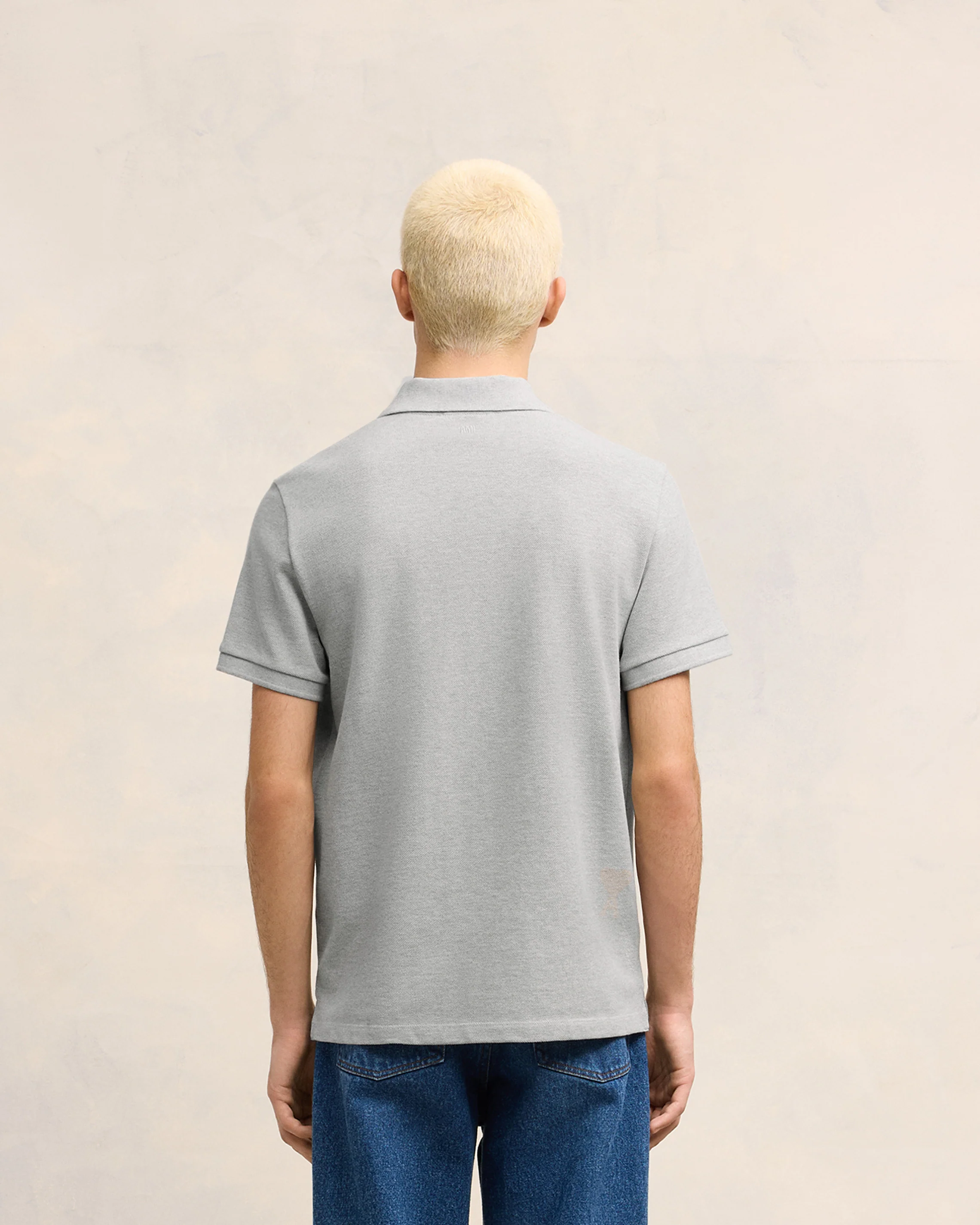 Heather Ash Grey Ami De Coeur Polo Shirt - leoleo123123