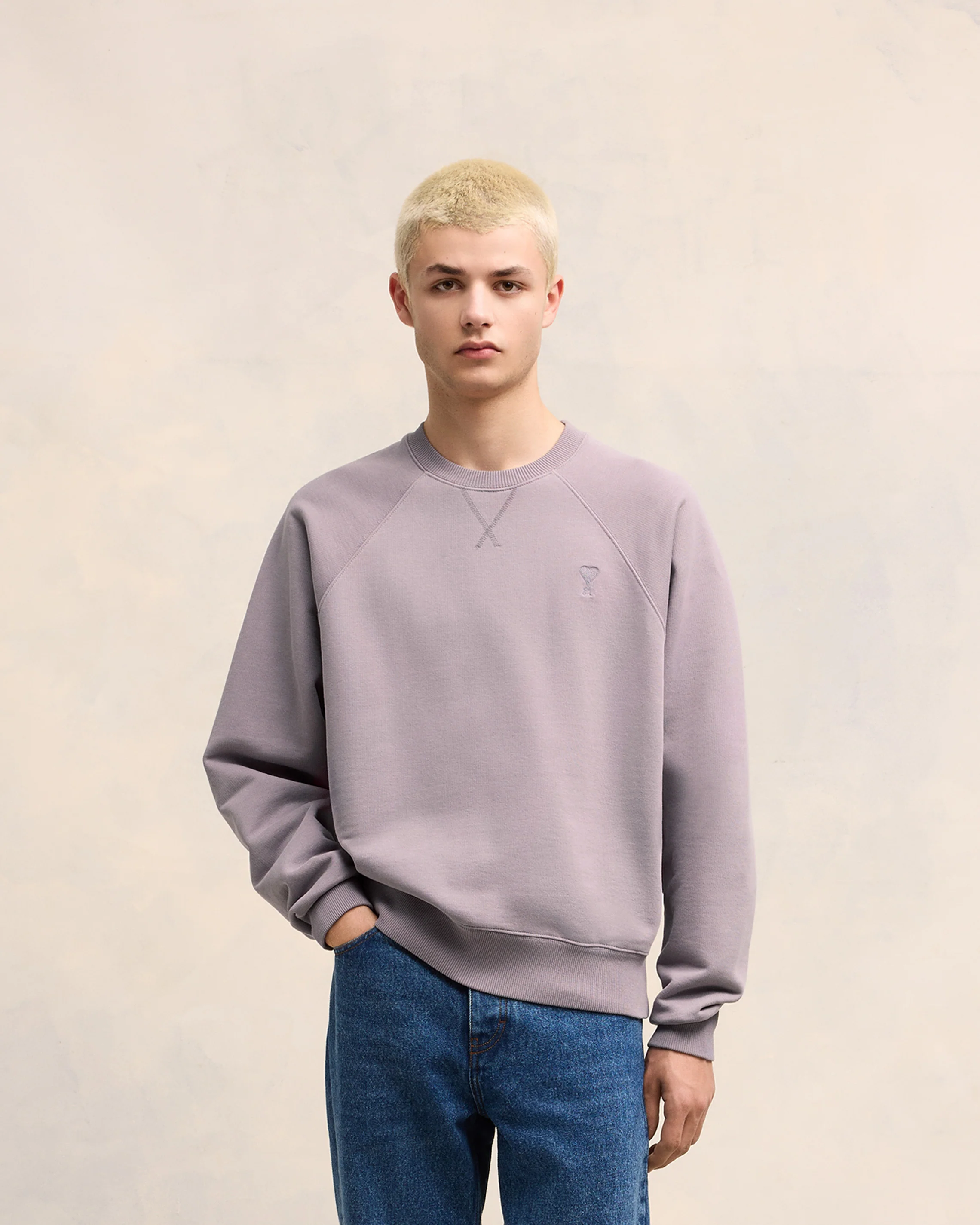 Lilac Ami De Coeur Sweatshirt - leoleo123123