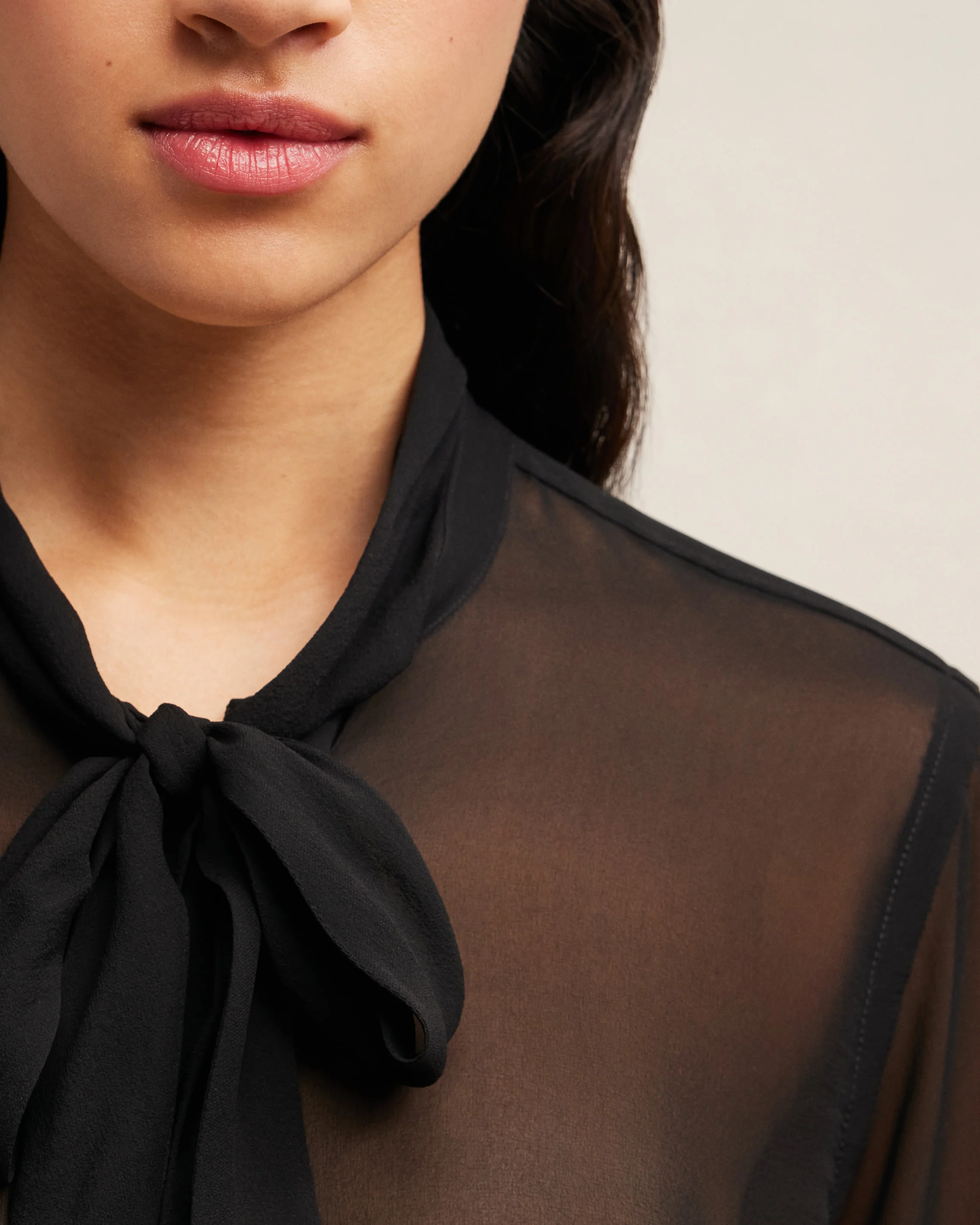 Black Ascot Tie Shirt - leoleo123123