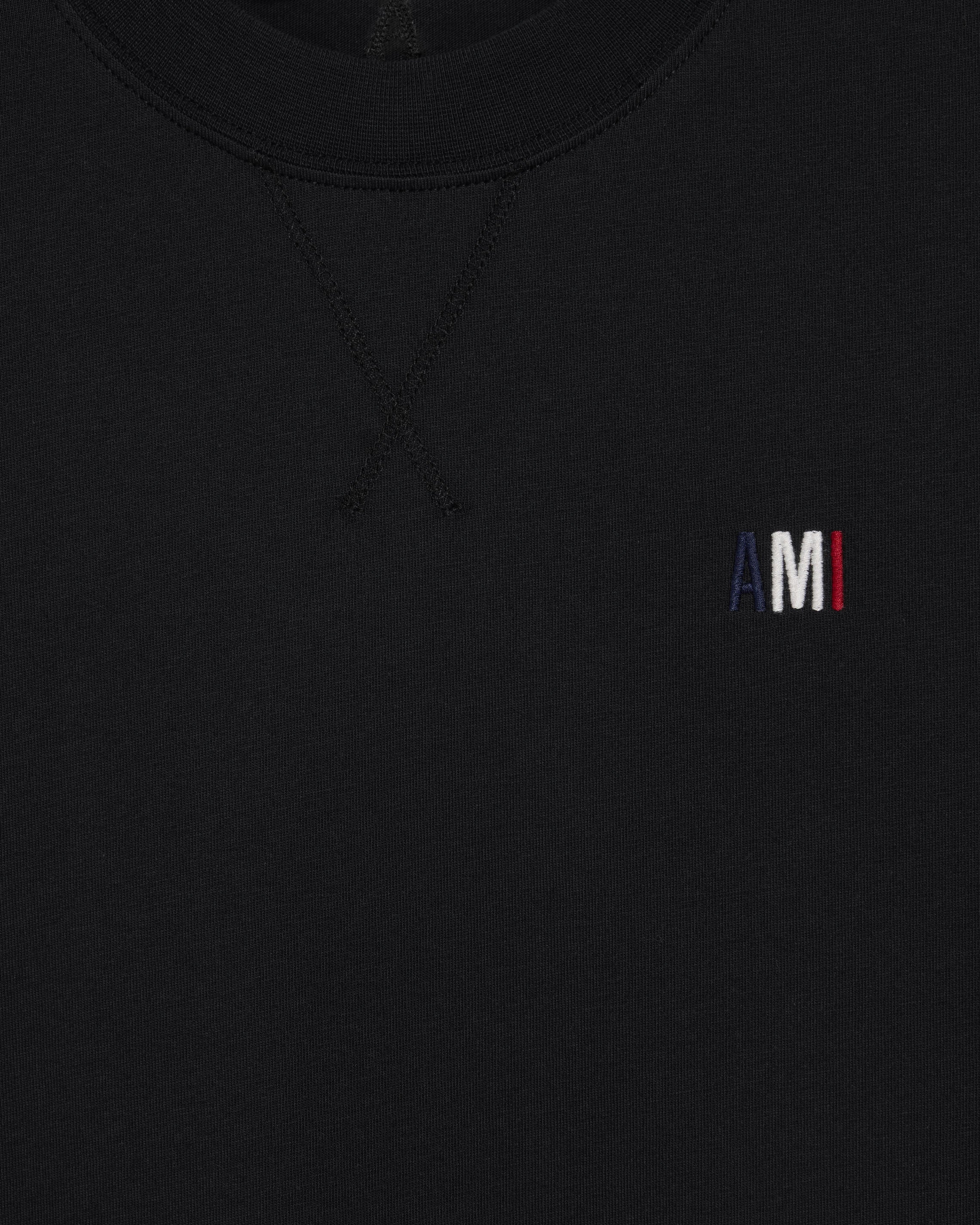 T-shirt Bleu Blanc Rouge Coupe Classique Noir - leoleo123123