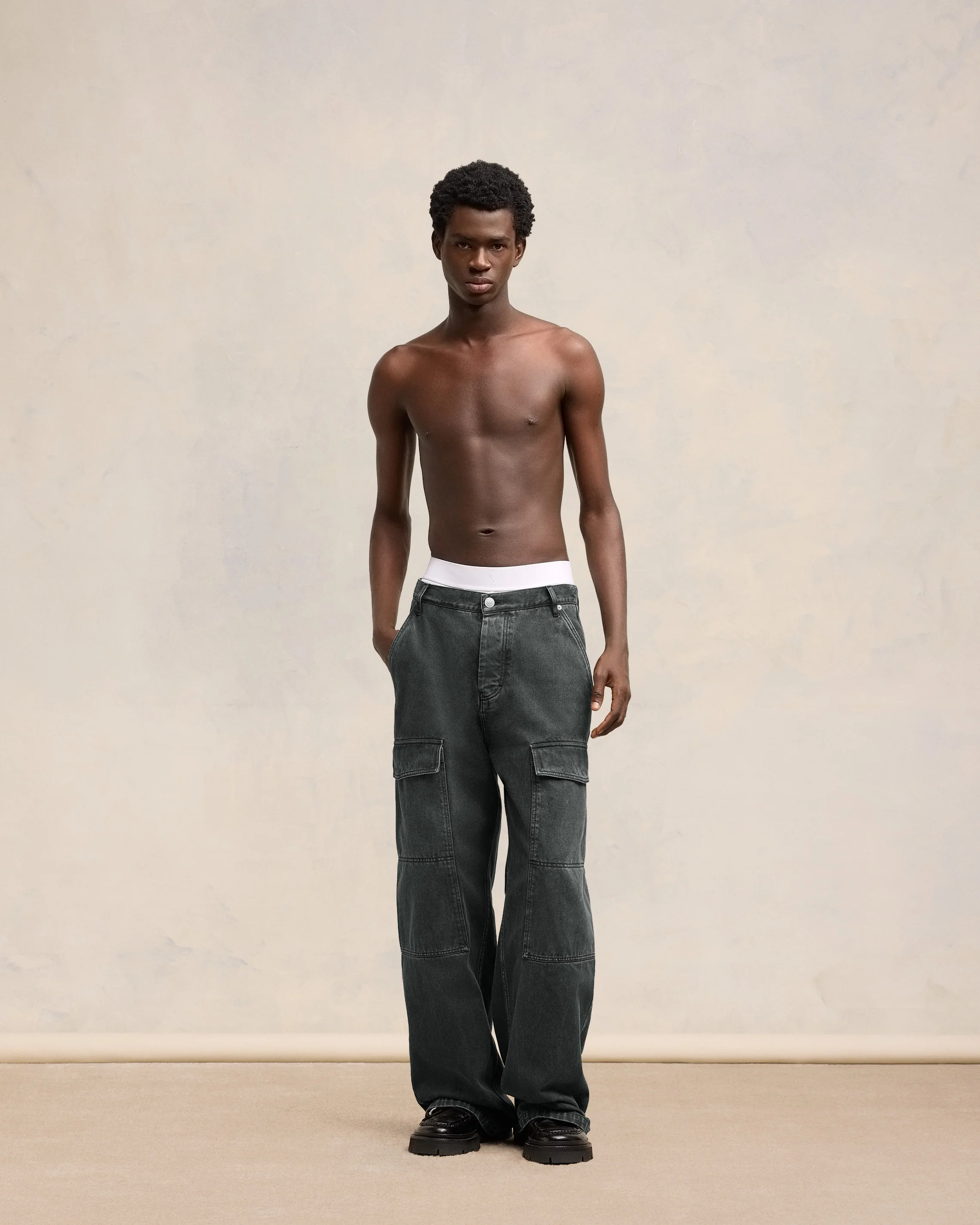 Baggy Worker Pants | Ami Paris US - leoleo123123
