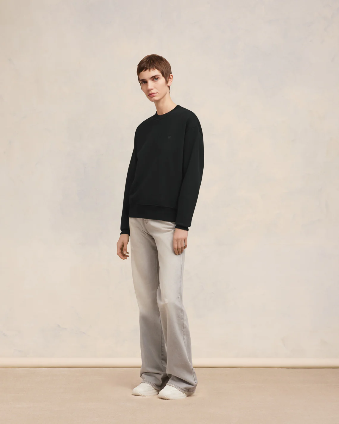 Black Jumper | Ami De Coeur | Ami Paris US - leoleo123123
