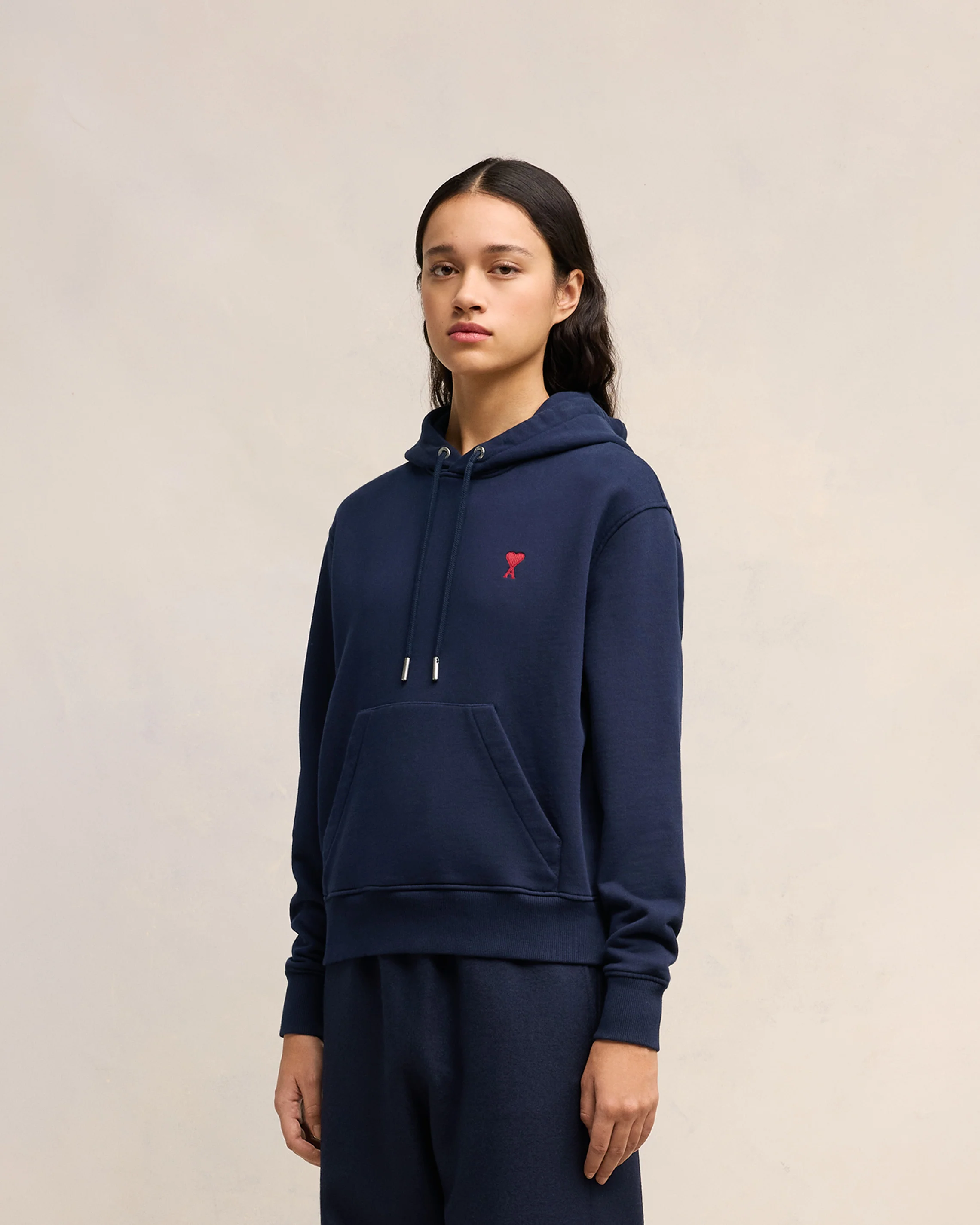 Night Blue Red Ami De Coeur Hoodie - leoleo123123