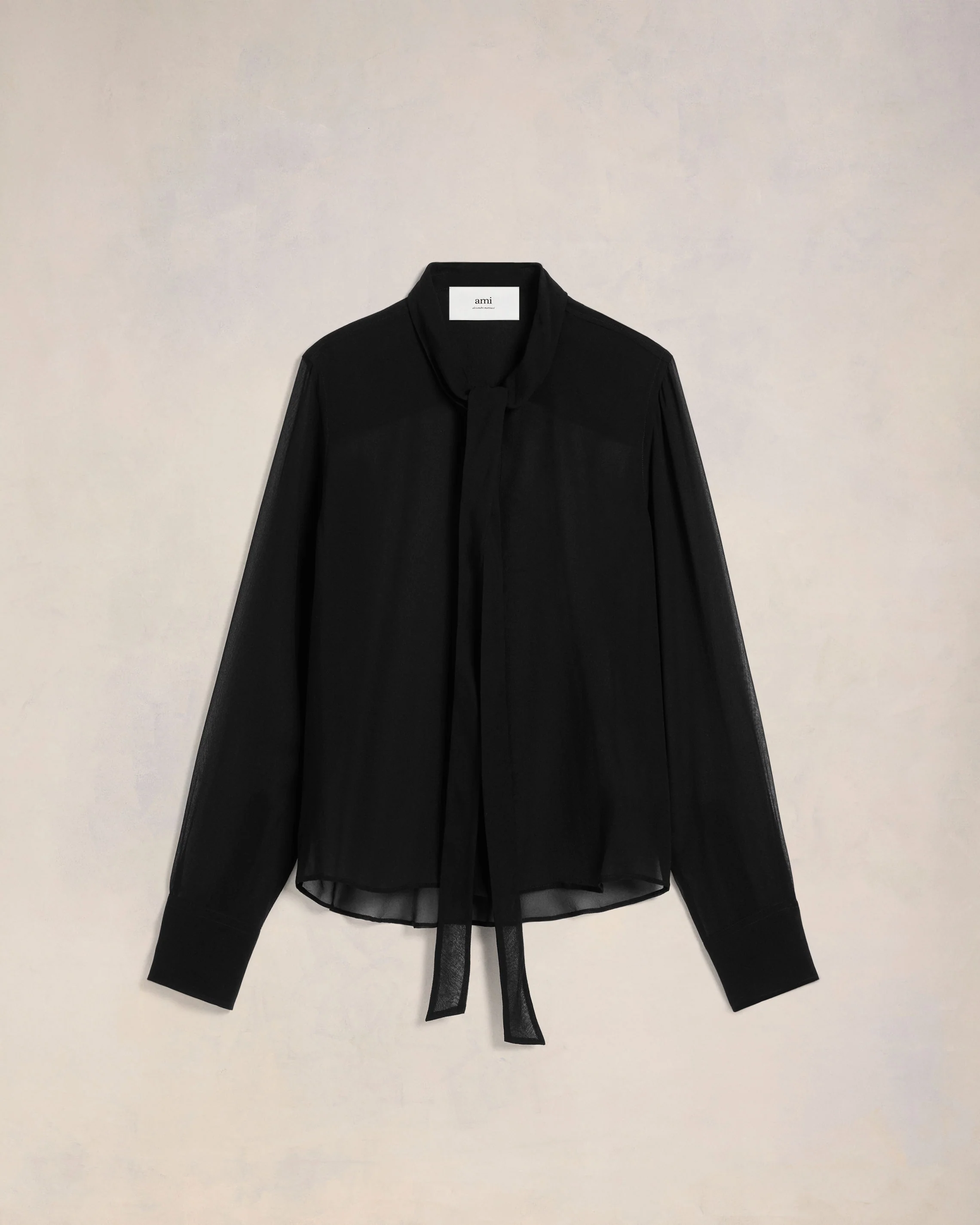 Black Ascot Tie Shirt - leoleo123123