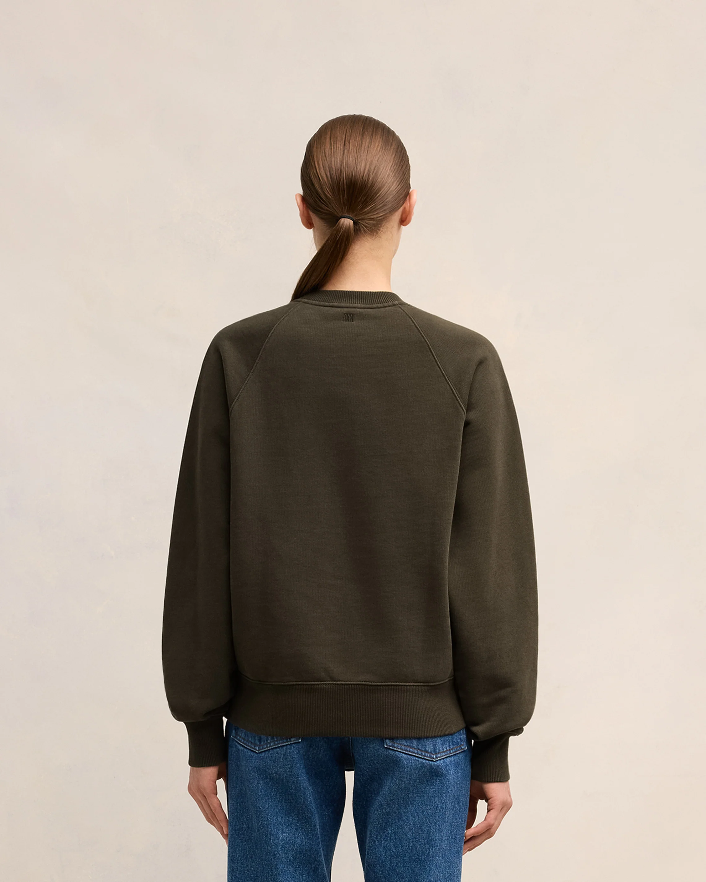 Dark Coffee Ami De Coeur Sweatshirt - leoleo123123