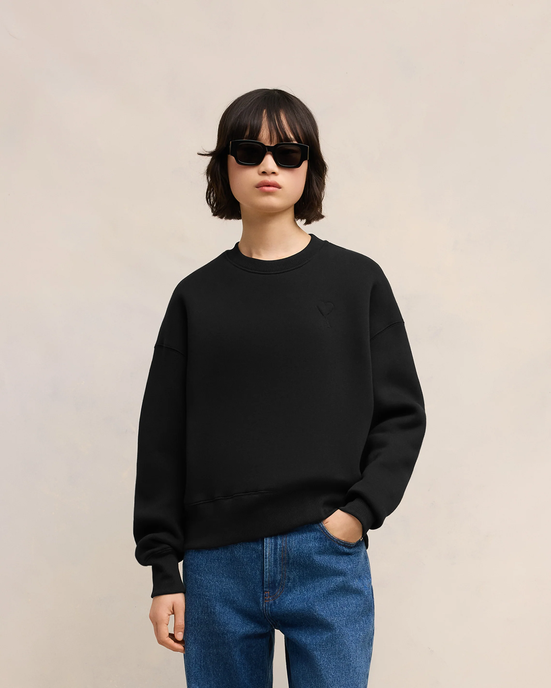 Black Ami De Coeur Sweatshirt - leoleo123123