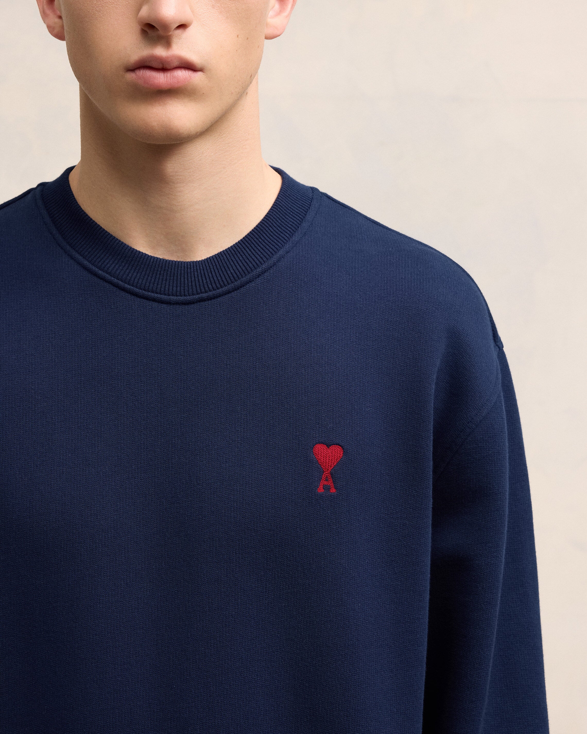 Night Blue Red Ami De Coeur Sweatshirt - leoleo123123