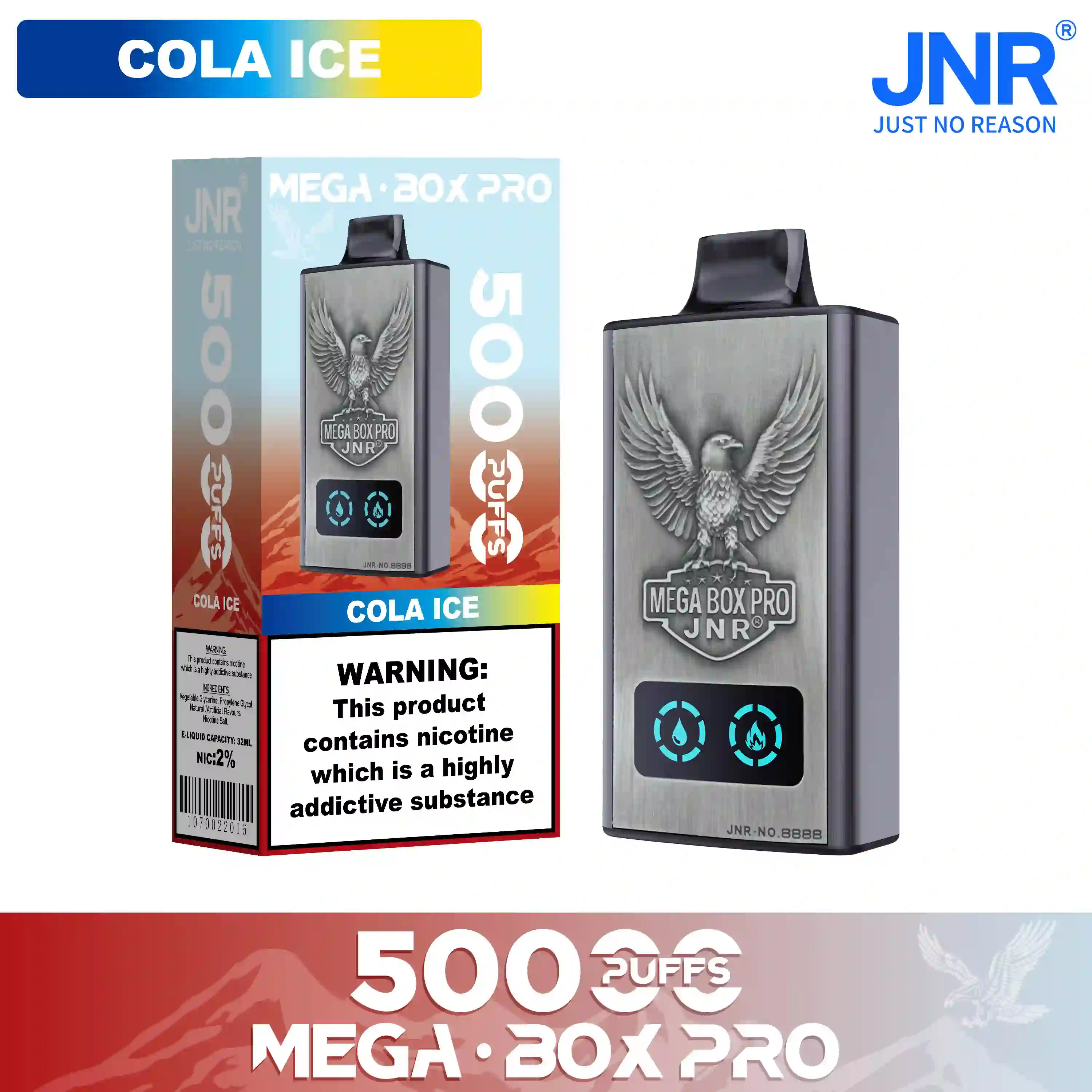 White Peach Razz – Mega Box Pro jednorazowy vape 50000 zaciągnięć - leoleo123123