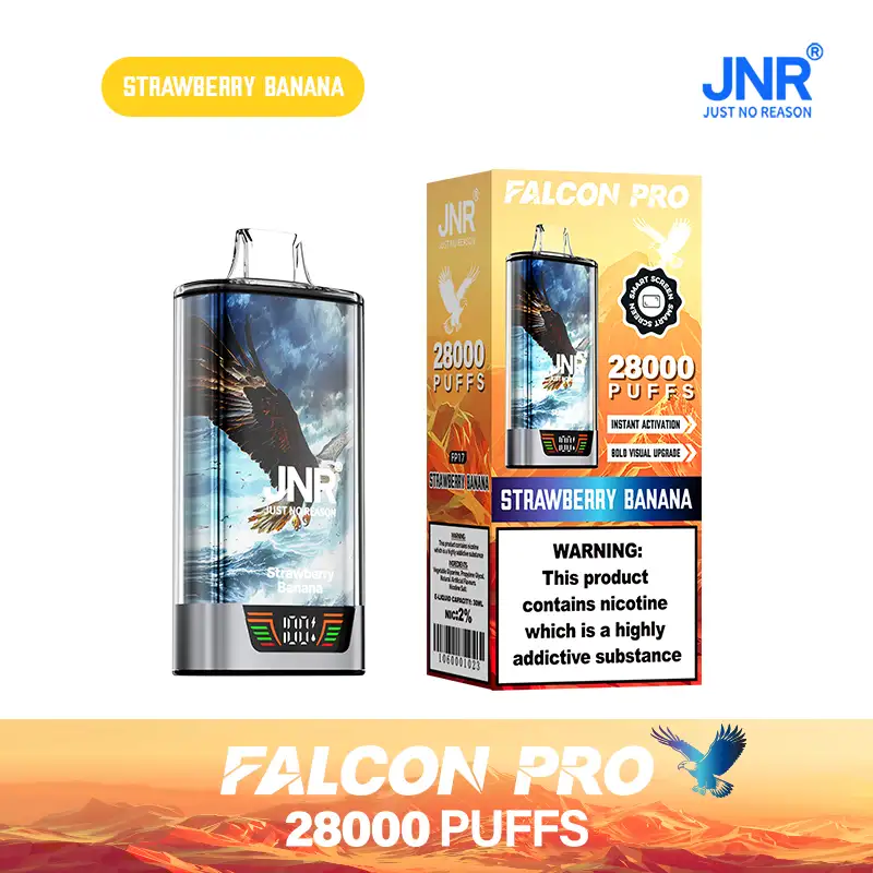 Strawberry Banana - Falcon Pro 28k Puffs Disposable Vape - leoleo123123