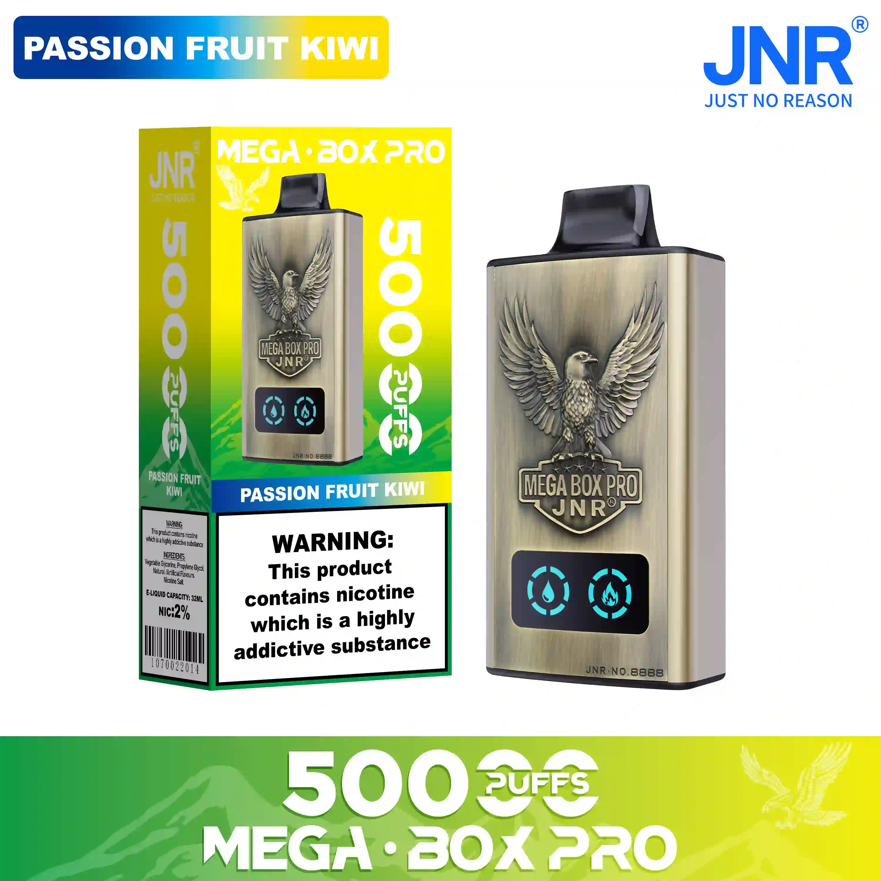 White Peach Razz – Mega Box Pro jednorazowy vape 50000 zaciągnięć - leoleo123123