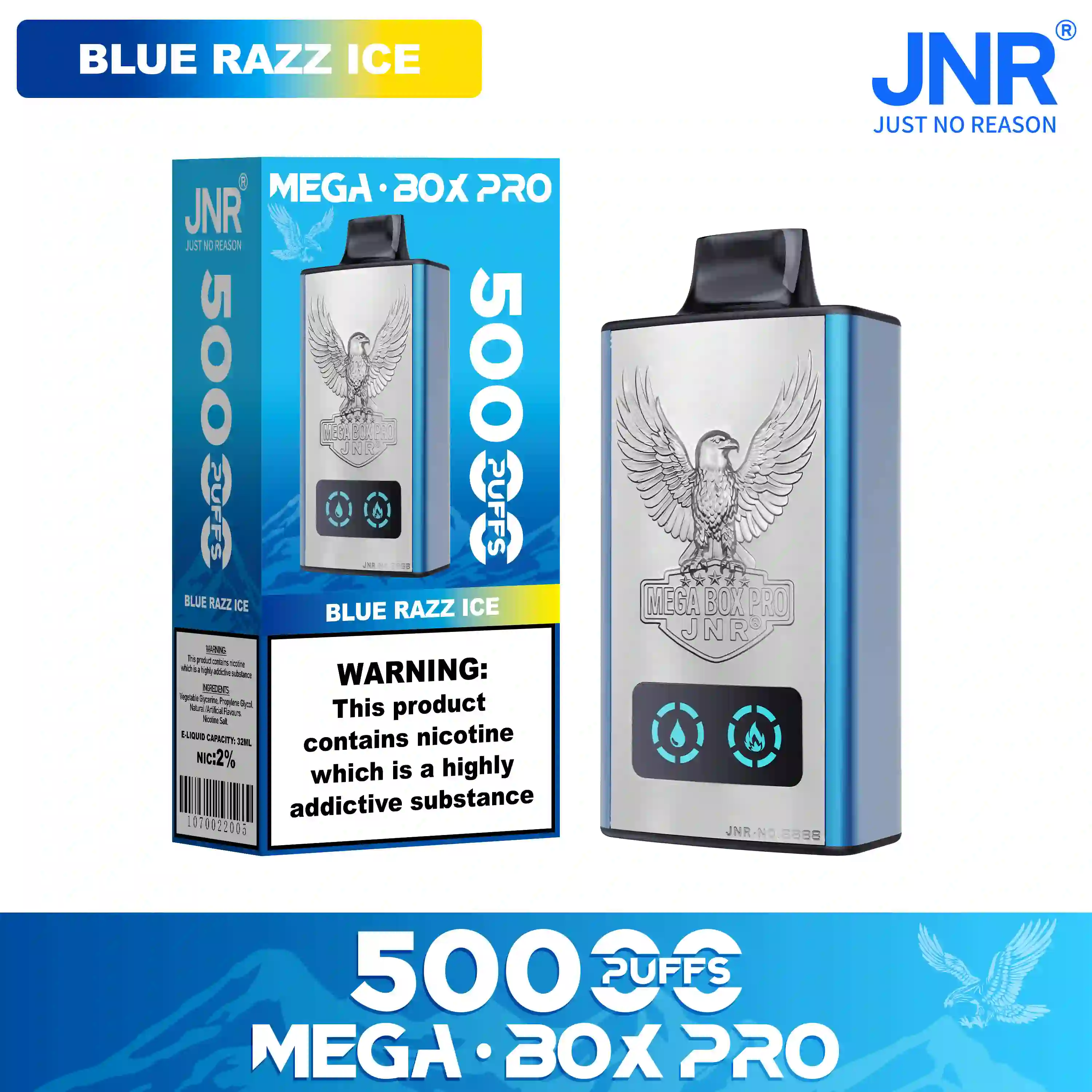 White Peach Razz – Mega Box Pro jednorazowy vape 50000 zaciągnięć - leoleo123123