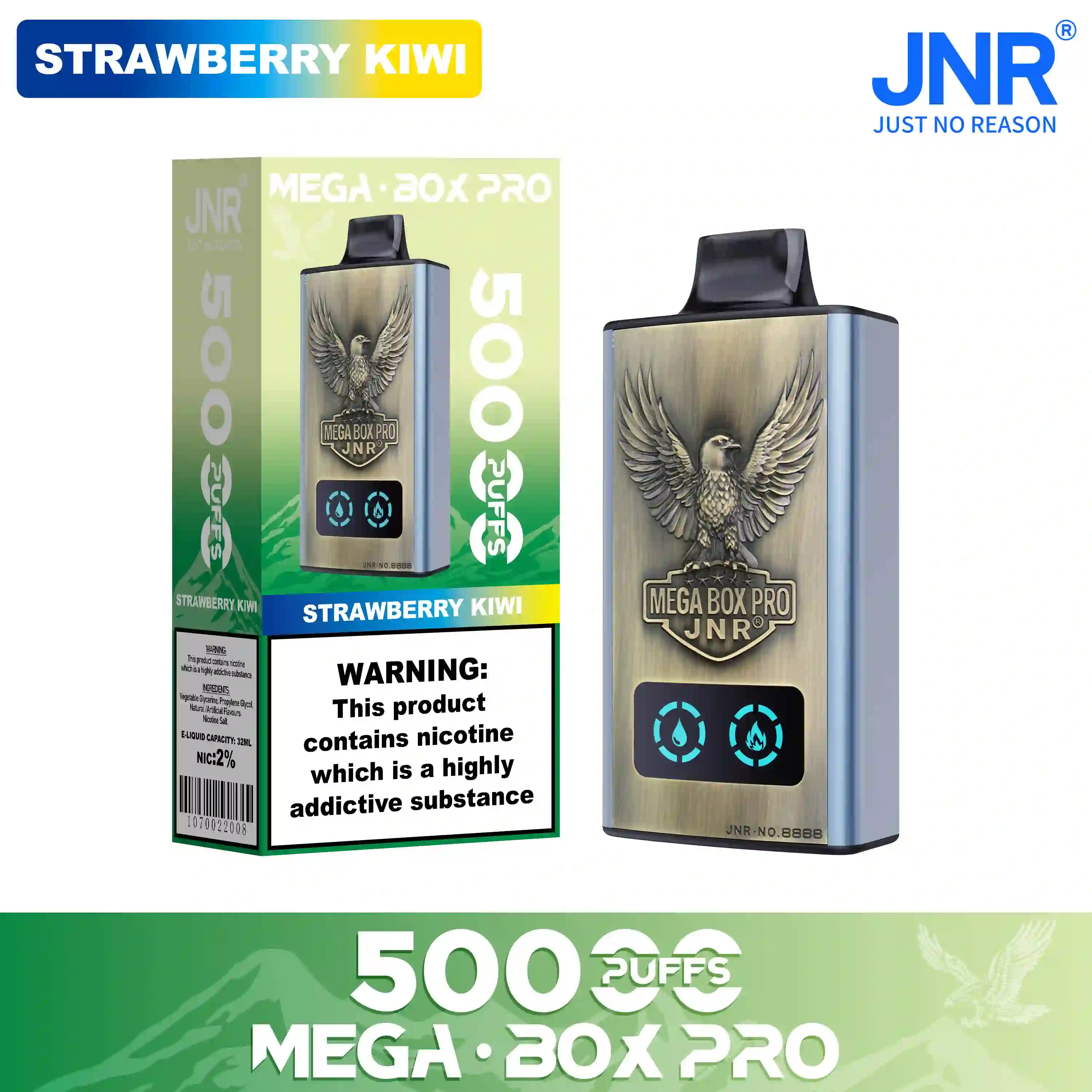 White Peach Razz – Mega Box Pro jednorazowy vape 50000 zaciągnięć - leoleo123123