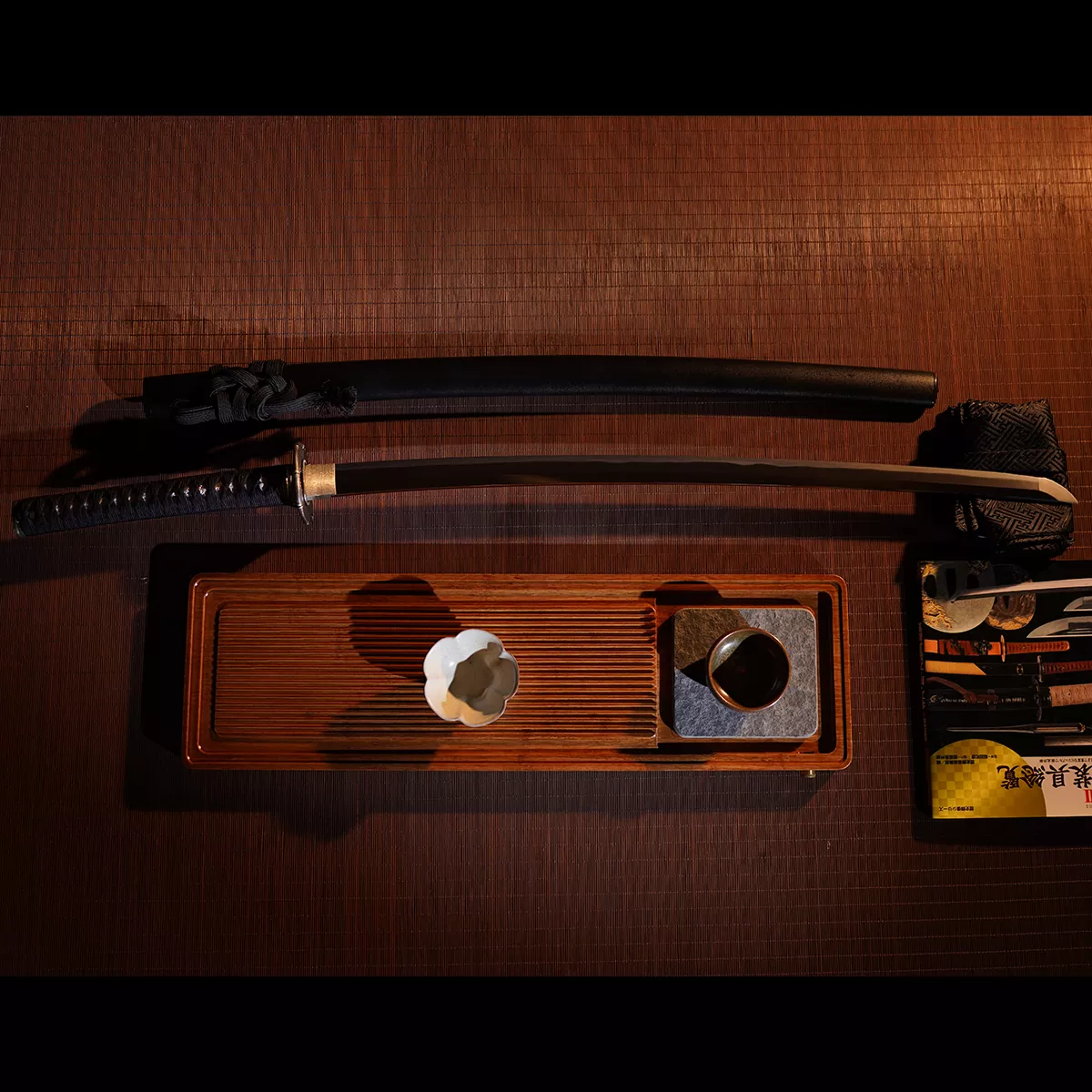 Bamboo Koshirae Tamahagane Katana（Clay Tempered）
