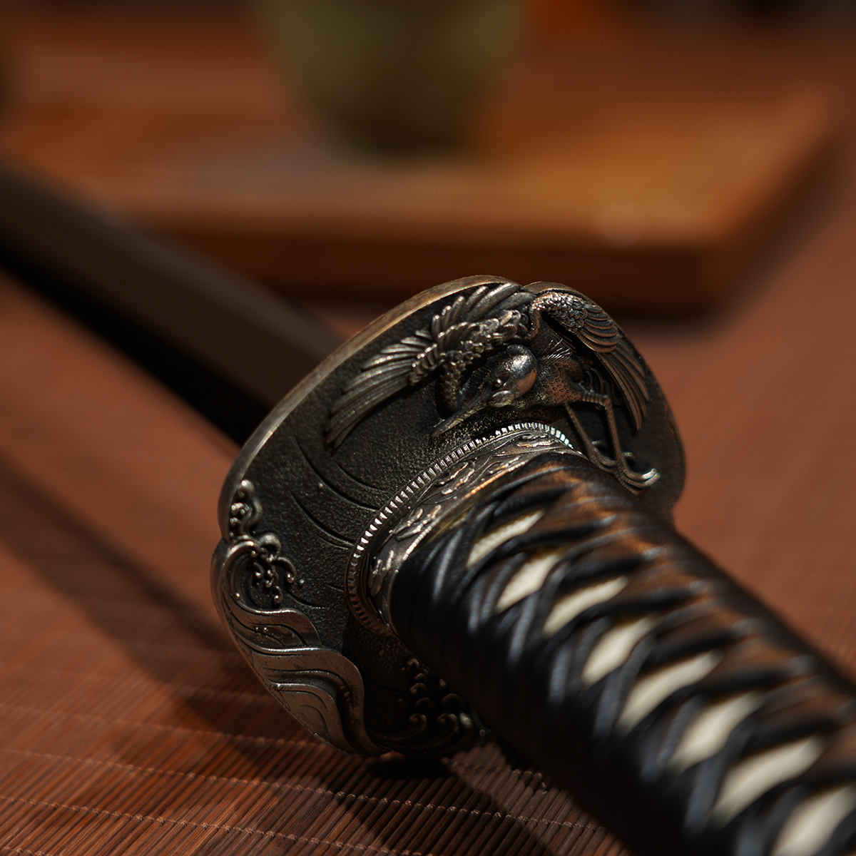 Tamahagane Katana Blade（鹤波拵）