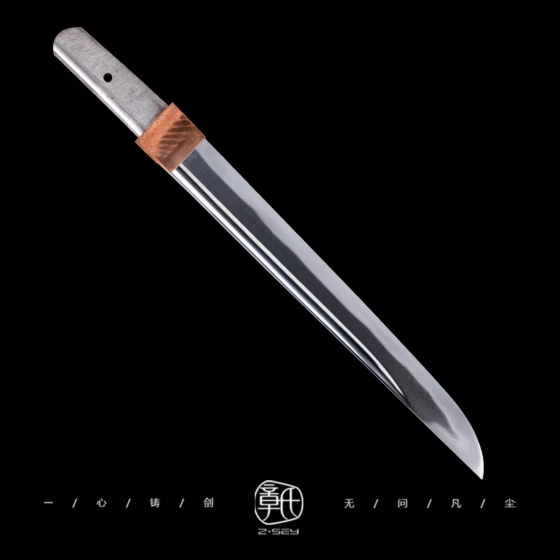 Hira-zukuri Tanto【handmade habaki & handmade saya】