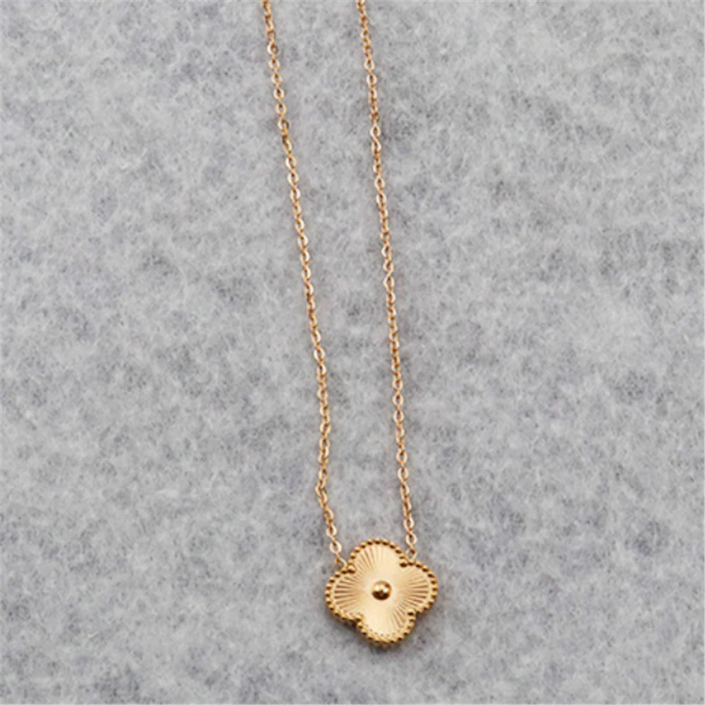 Vintage Rose Gold 3D Floral Necklaces