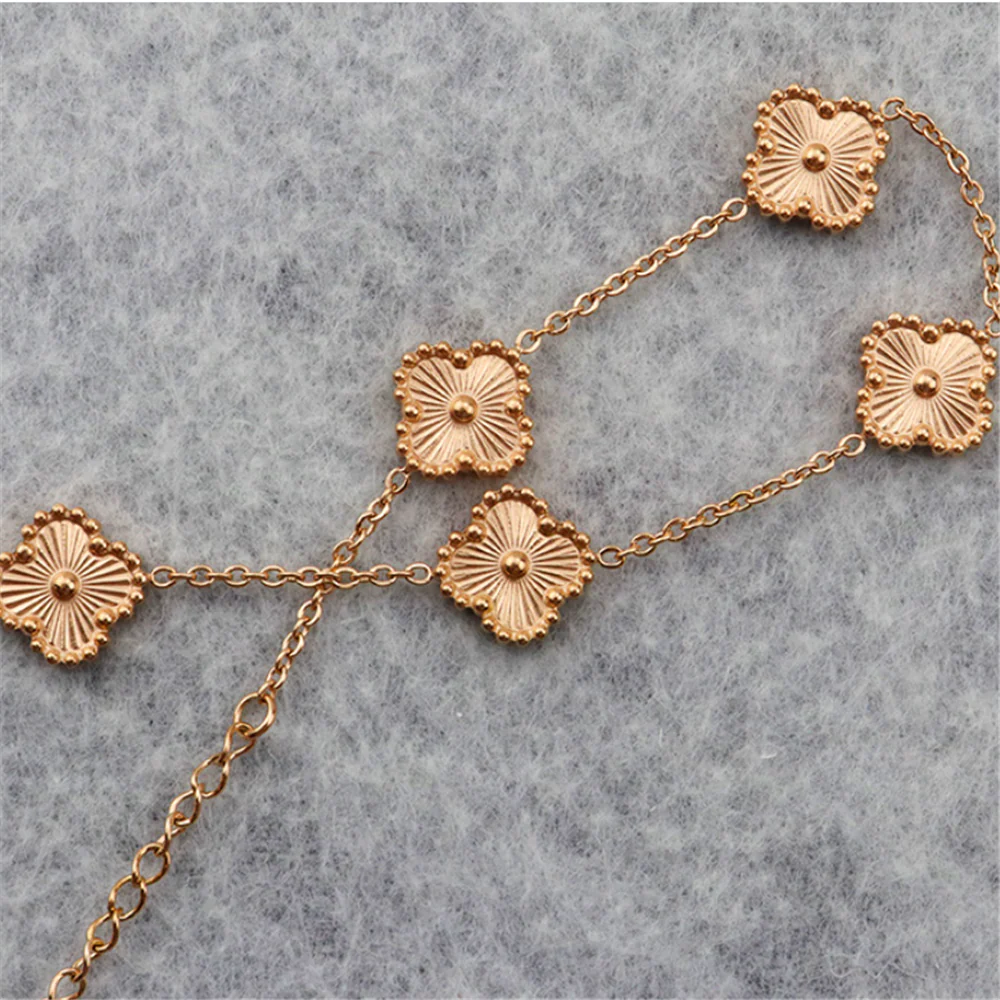 Vintage Rose Gold 3D Floral Bracelets