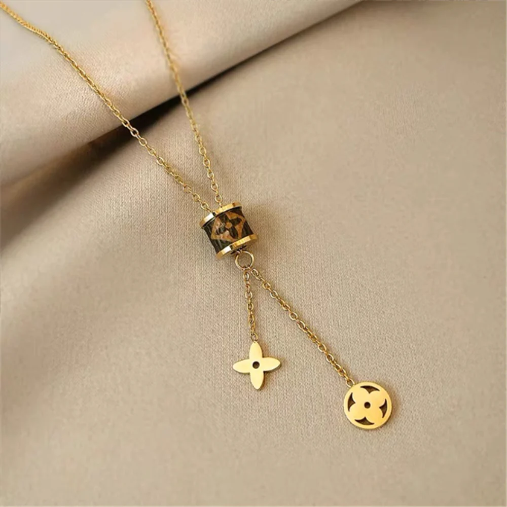 Monogram Statement Pendant Necklaces