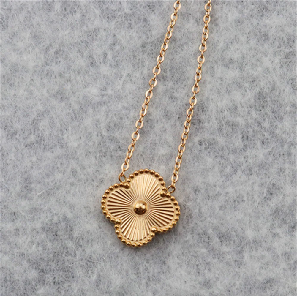 Vintage Rose Gold 3D Floral Necklaces