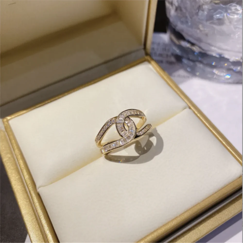 Cubic Zirconia Adjustment CC Rings