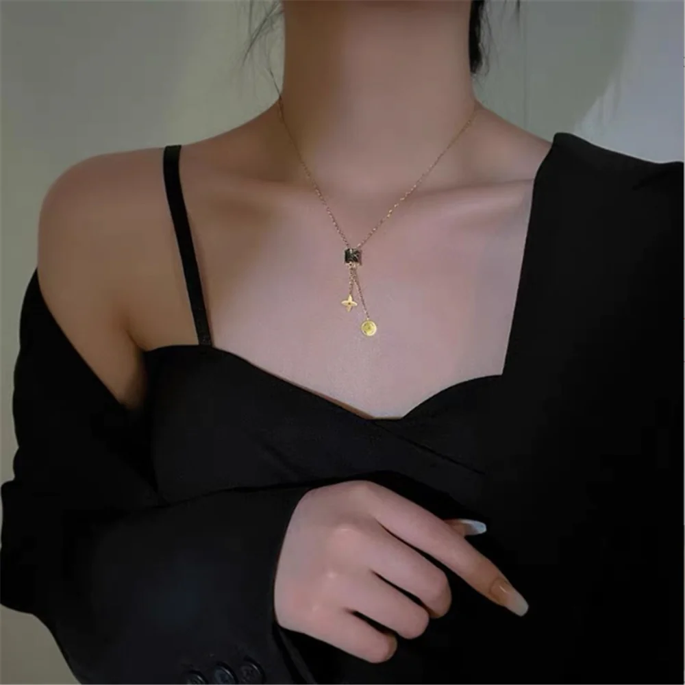 Monogram Statement Pendant Necklaces